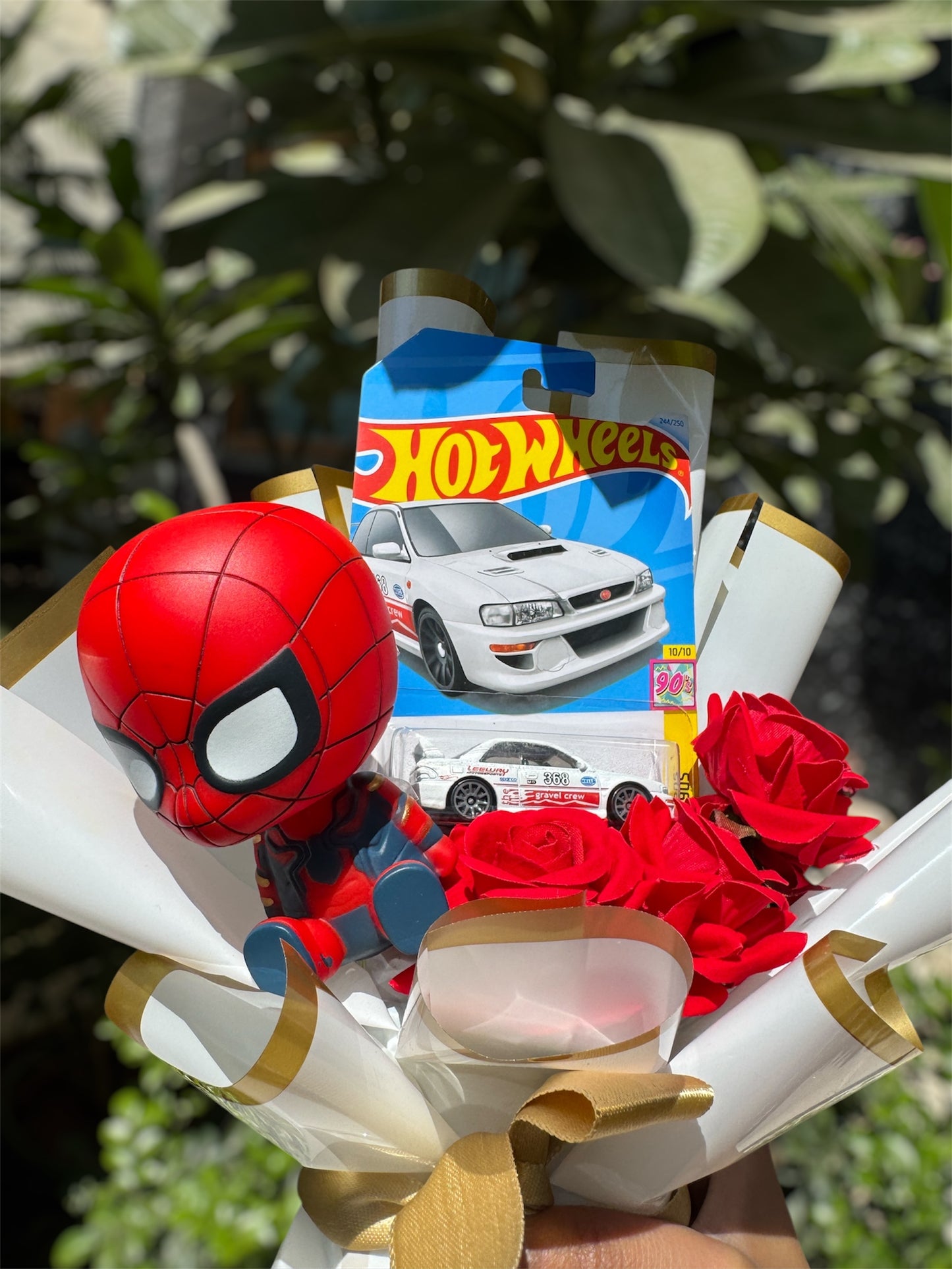 The Hot Wheels Bouquet - For Spider Man Lovers