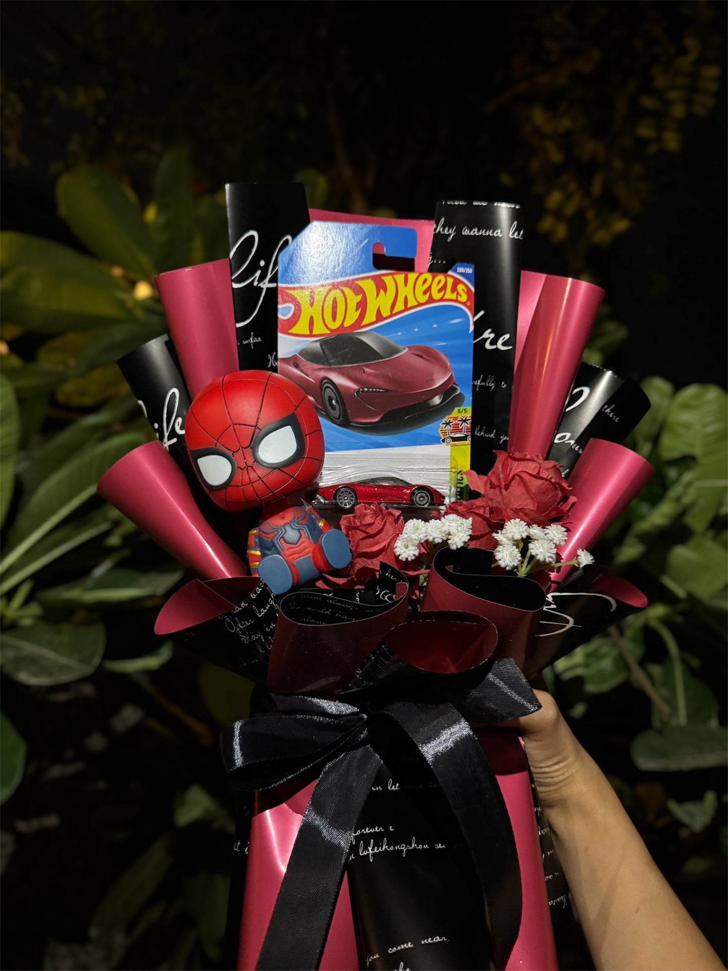 Spider-Man Speedtail Hot Wheels Bouquet