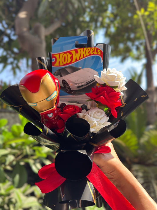 The Hot Wheels Bouquet- Iron Man Edition