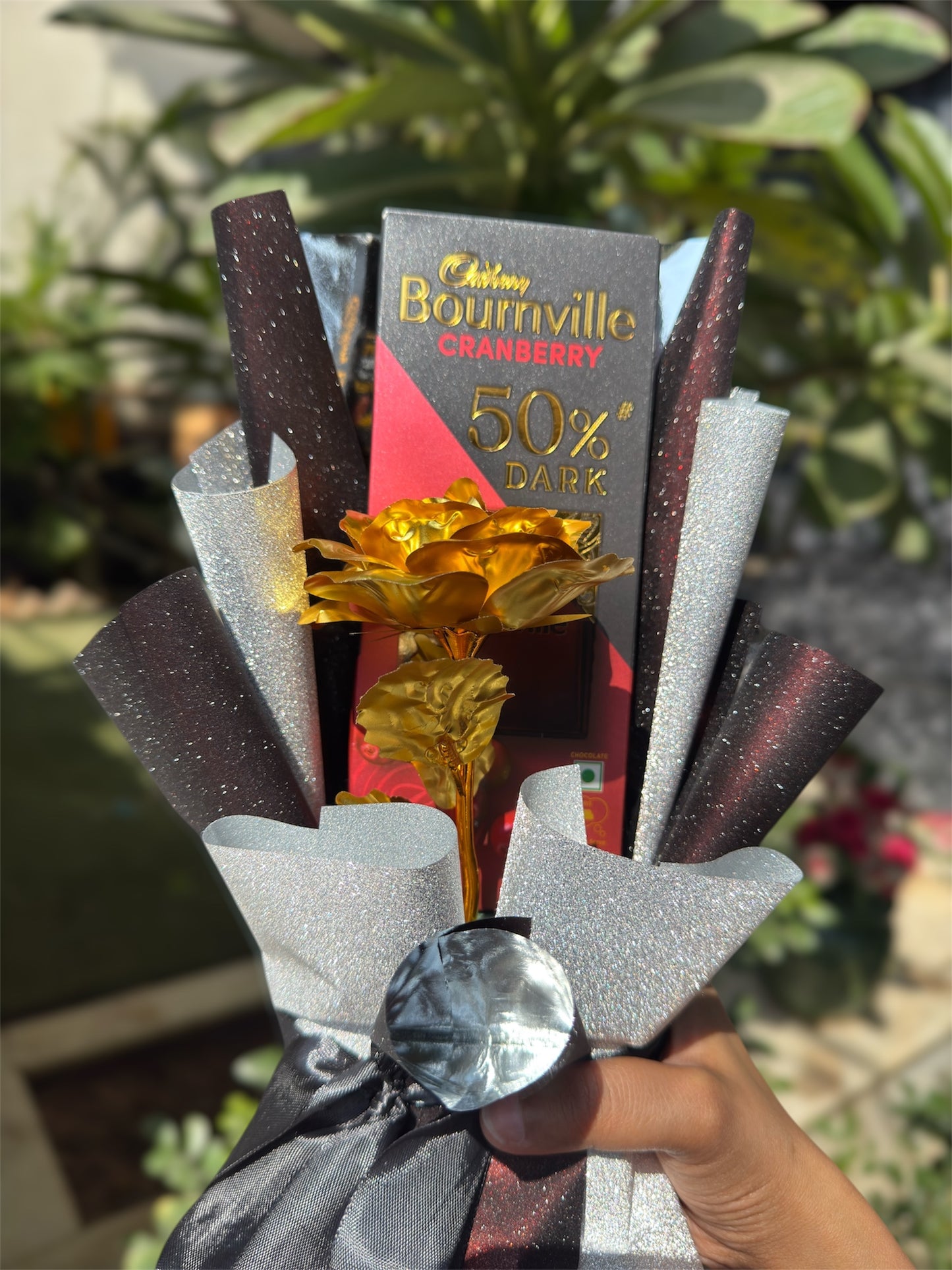 Midnight Sparkle Chocolate Bouquet - Bournville