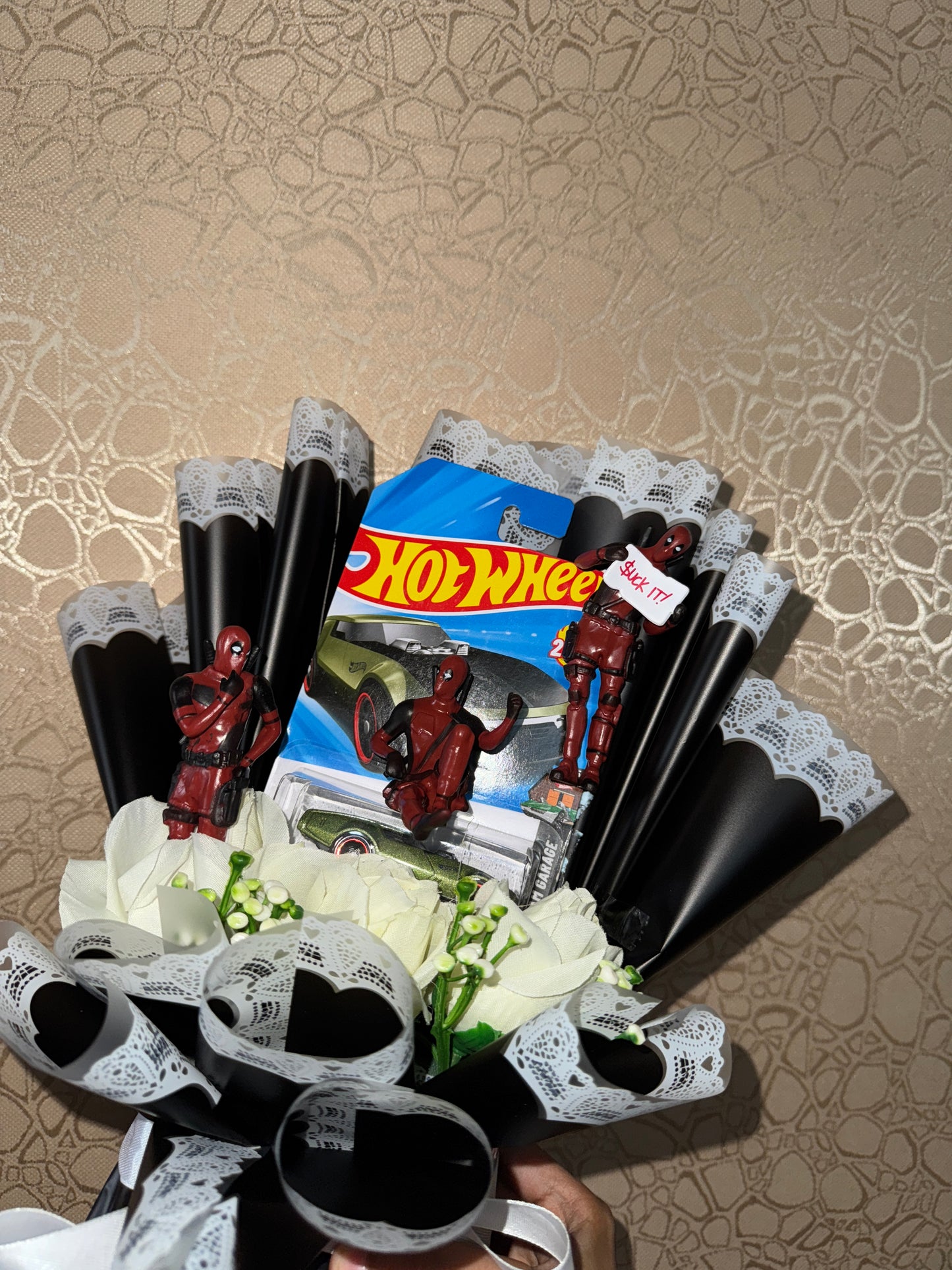 The Hot Wheels Bouquet - Deadpool Edition
