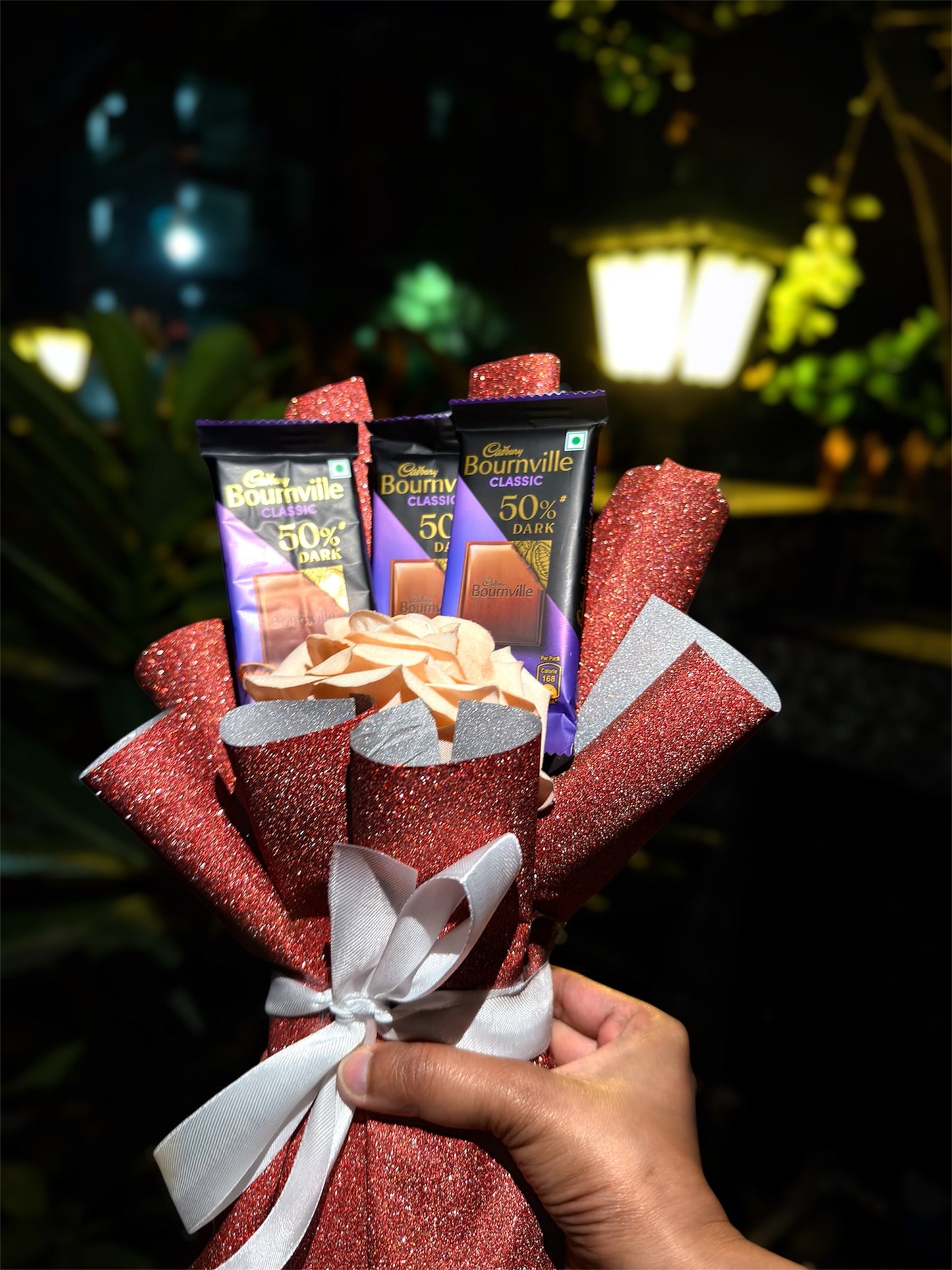 Ruby Radiance Chocolate Bouquet- Bournville