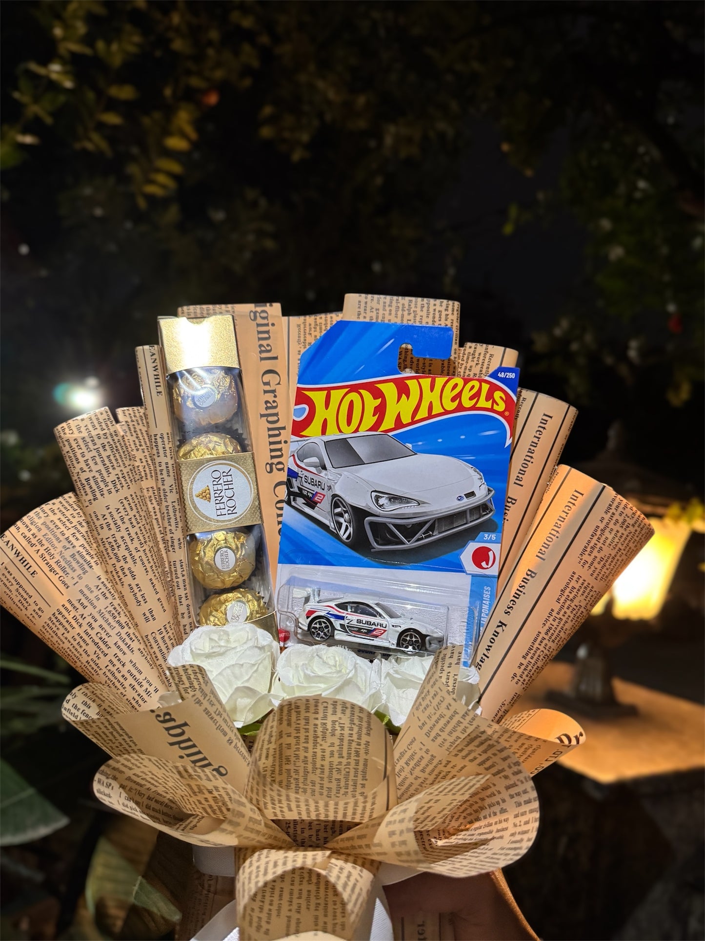 The Vintage Luxe – Hot Wheels & Ferrero Rocher Bouquet