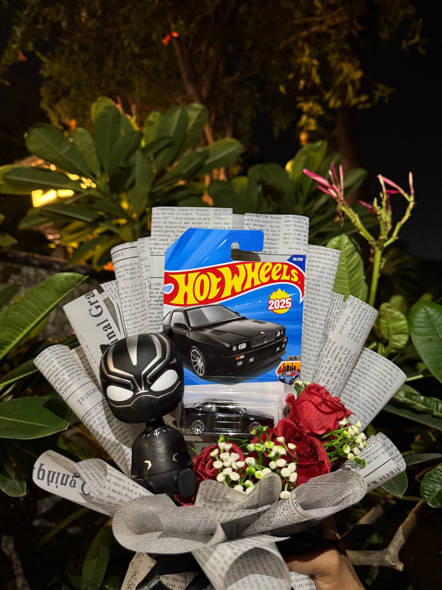 Maserati Shamal x Black Panther Hot Wheels Premium Bouquet – Powerdrive Edition