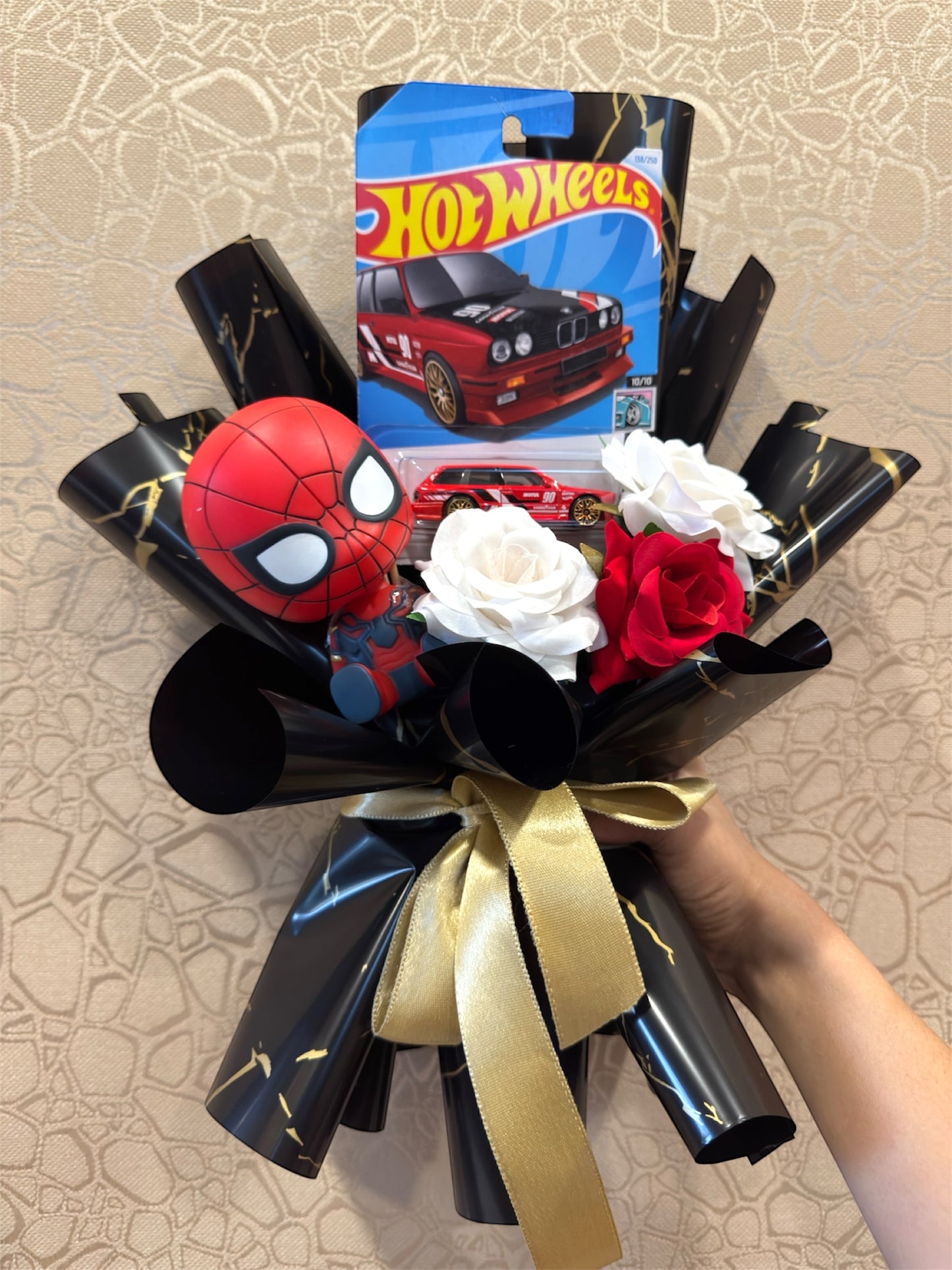 BMW Hot Wheels Bouquet- Spider Man Edition