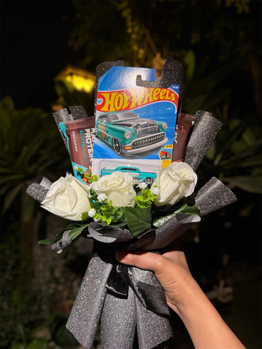 Hot Wheels Bouquet - Vintage and Protein Bar Collection