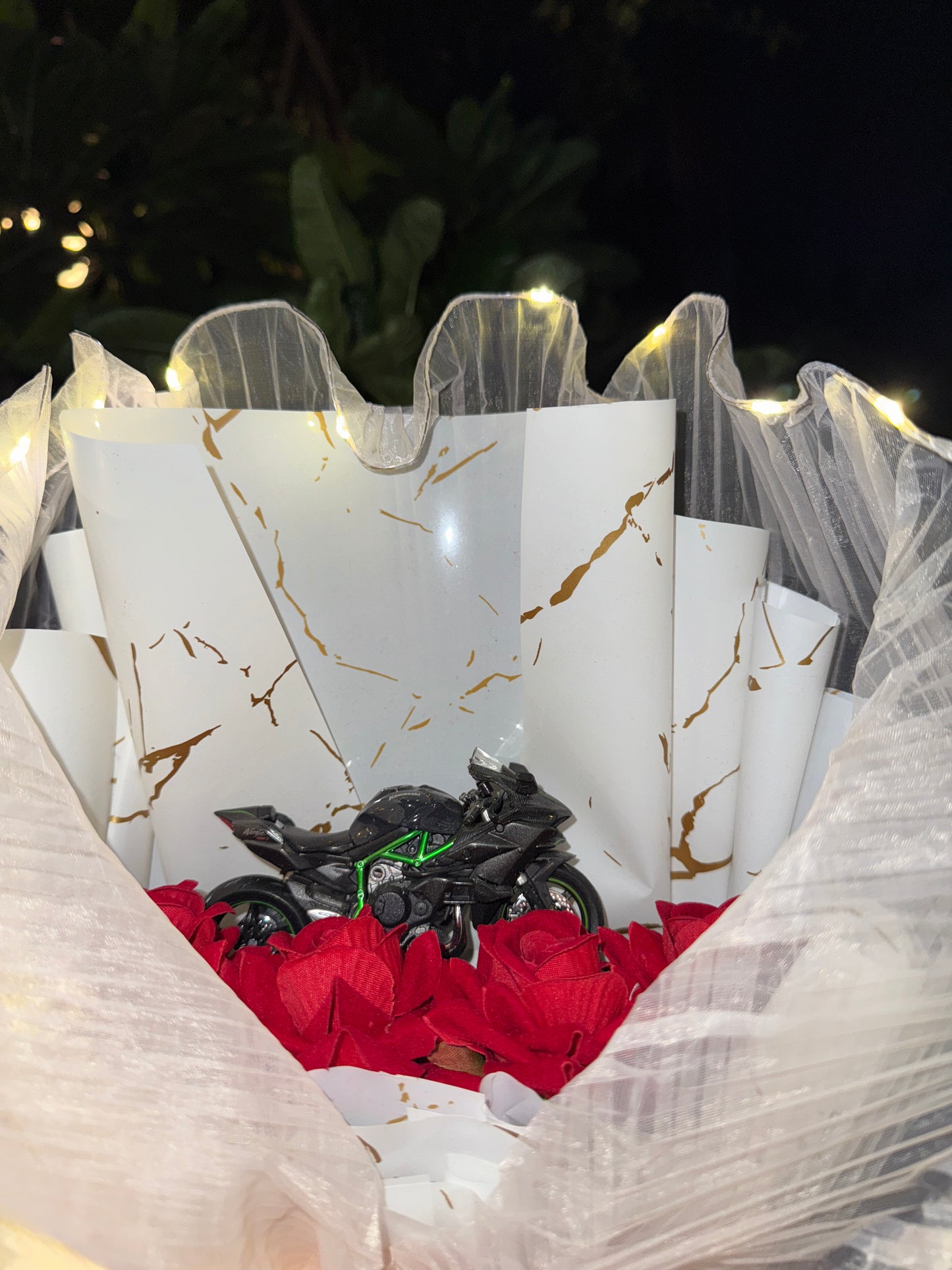 Kawasaki Bike Bouquet – A Premium Gift for Bike Lovers