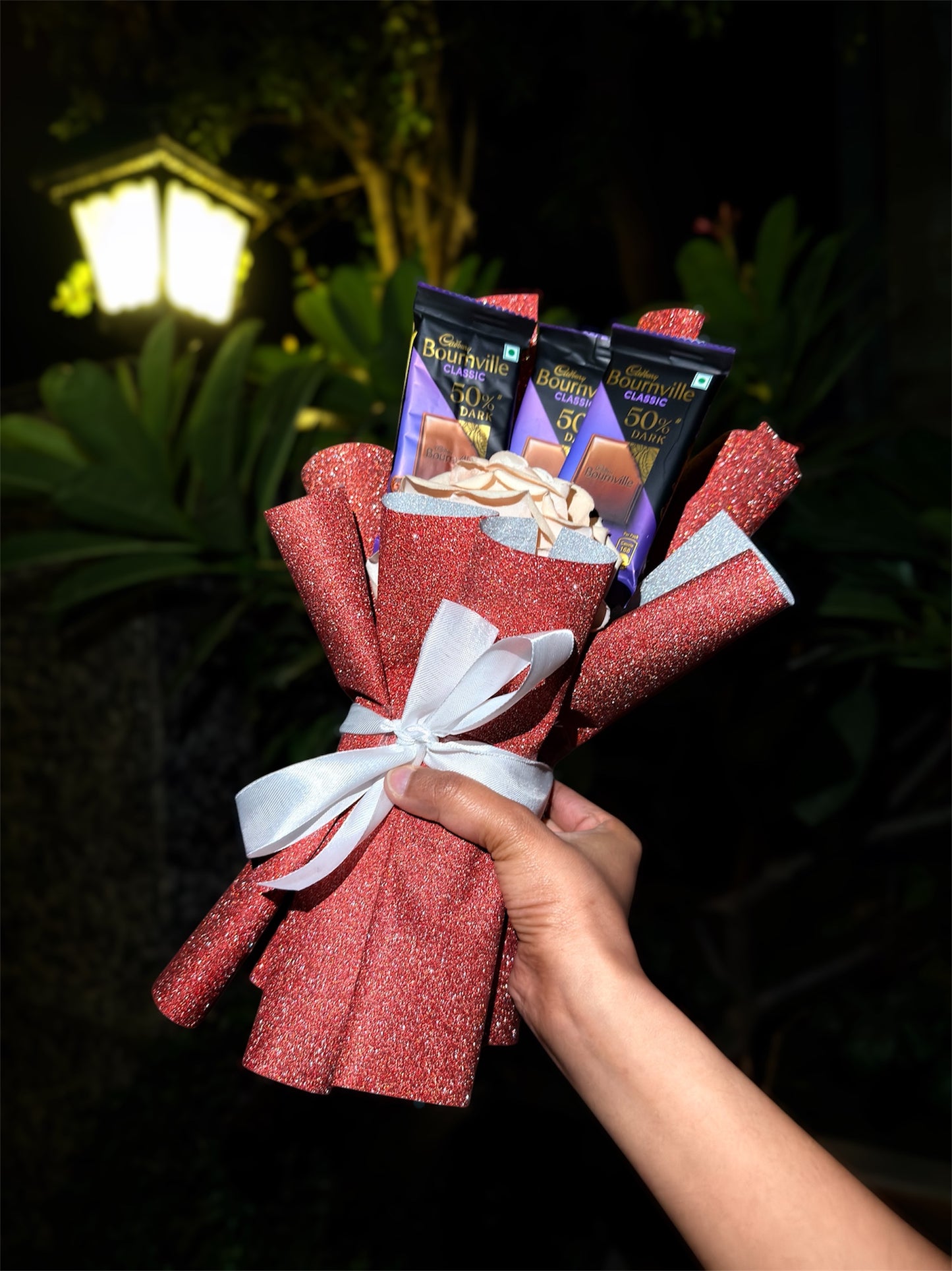 Ruby Radiance Chocolate Bouquet- Bournville