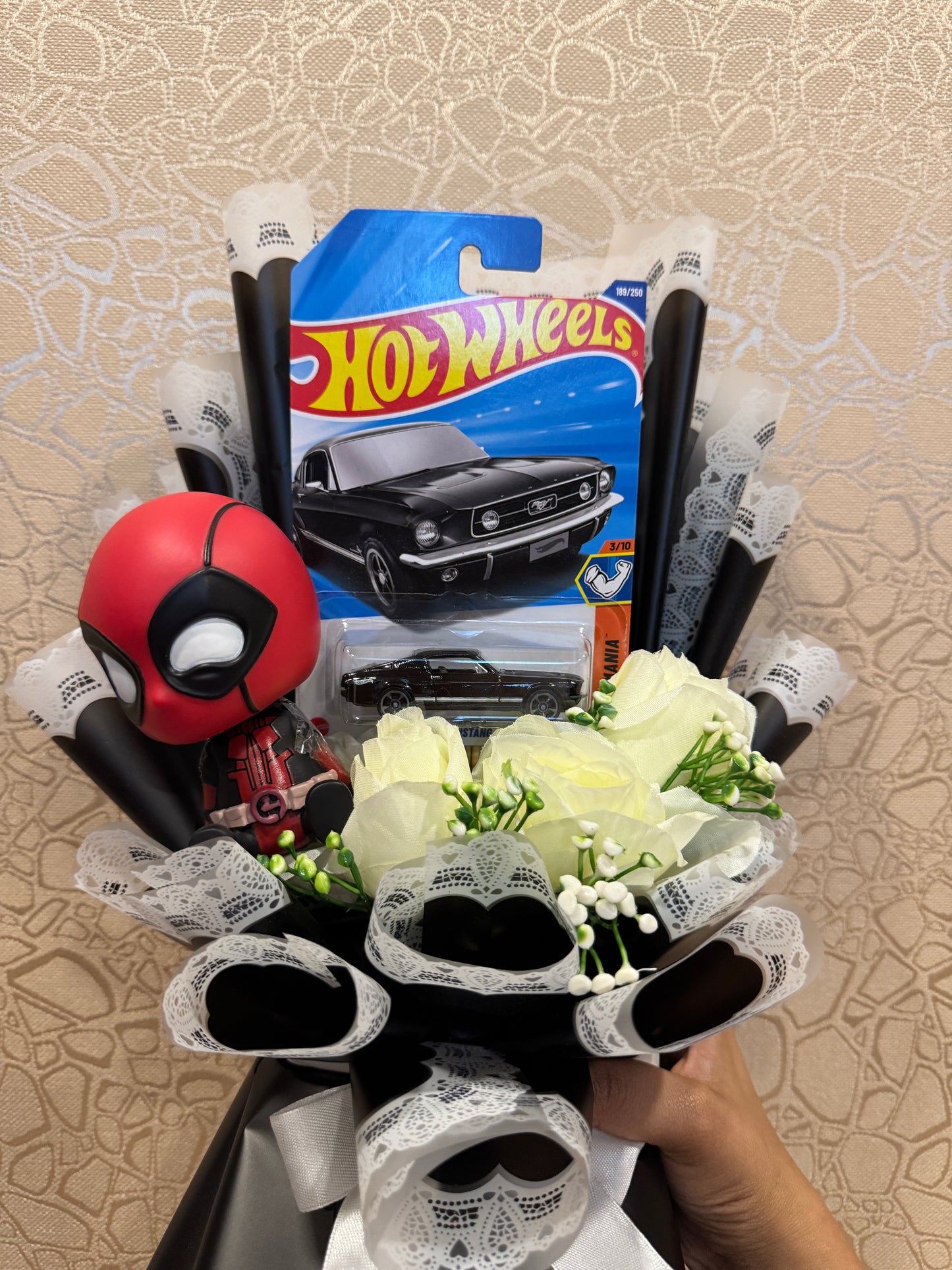 1967 Mustang x Deadpool Hot Wheels Premium Bouquet – Rebel Vintage Editio