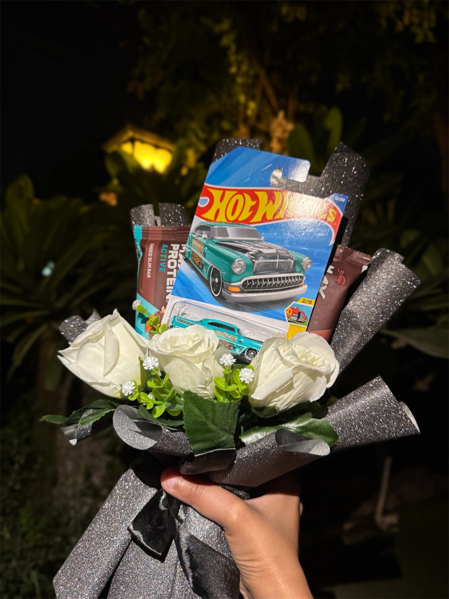 Hot Wheels Bouquet - Vintage and Protein Bar Collection