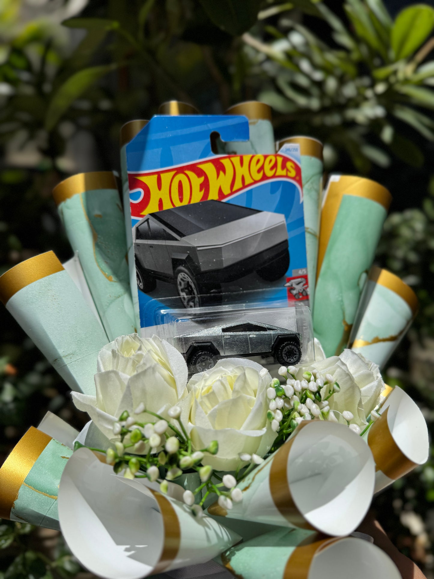 The Hot Wheels Bouquet - Billionaire’s Cybertruck
