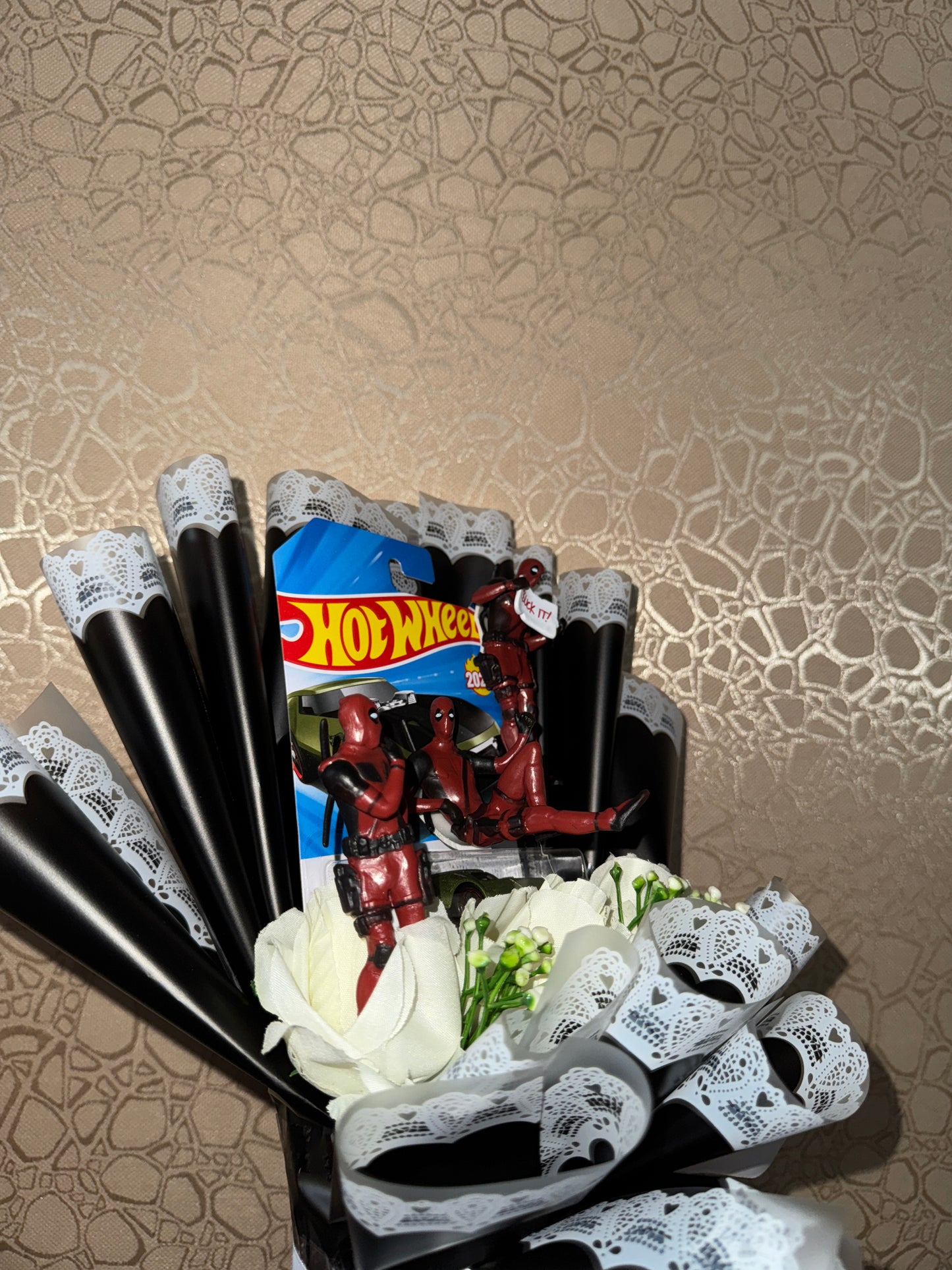The Hot Wheels Bouquet - Deadpool Edition