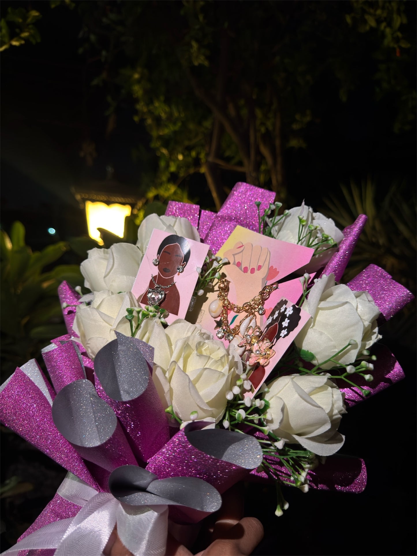 Radiant Blossom Jewelry Bouquet