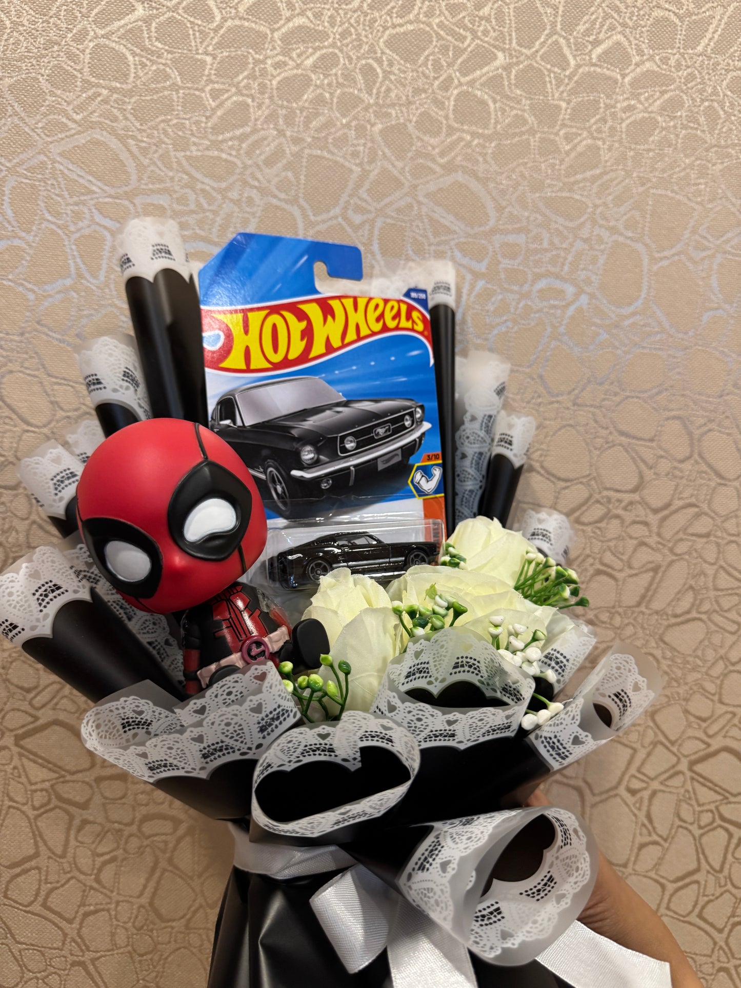 1967 Mustang x Deadpool Hot Wheels Premium Bouquet – Rebel Vintage Editio