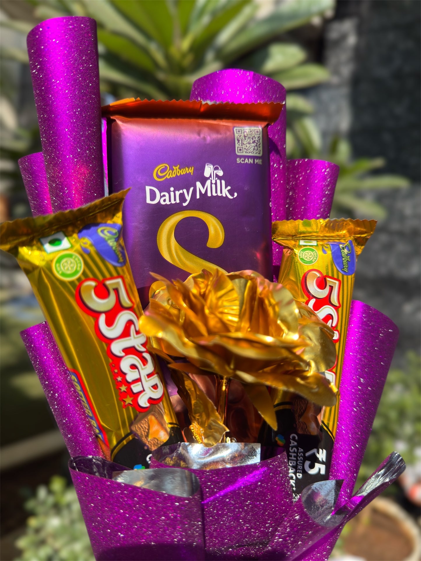 Purple Bliss Chocolate Bouquet