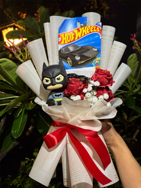 Hot Wheels Bouquet - Lamborghini & Batman Exclusive