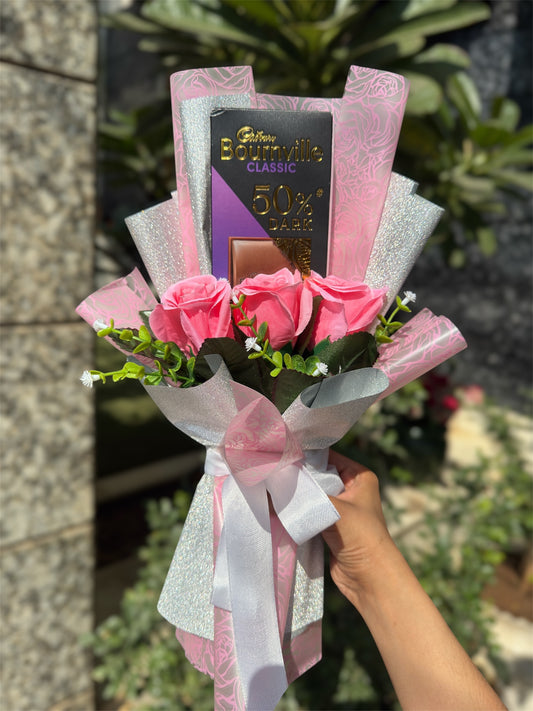 Eternal Grace Pink Chocolate Bouquet - Bournville