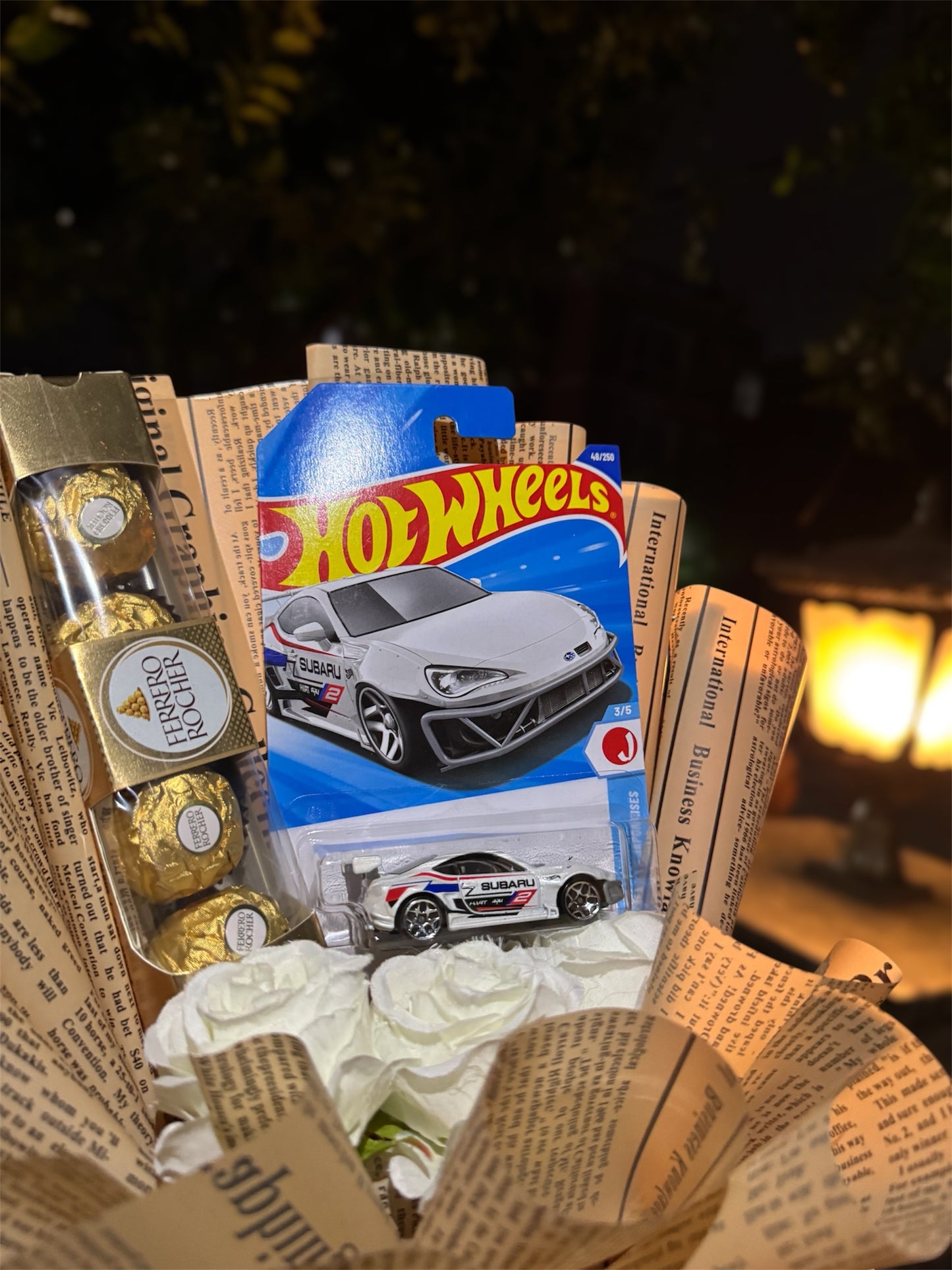 The Vintage Luxe – Hot Wheels & Ferrero Rocher Bouquet