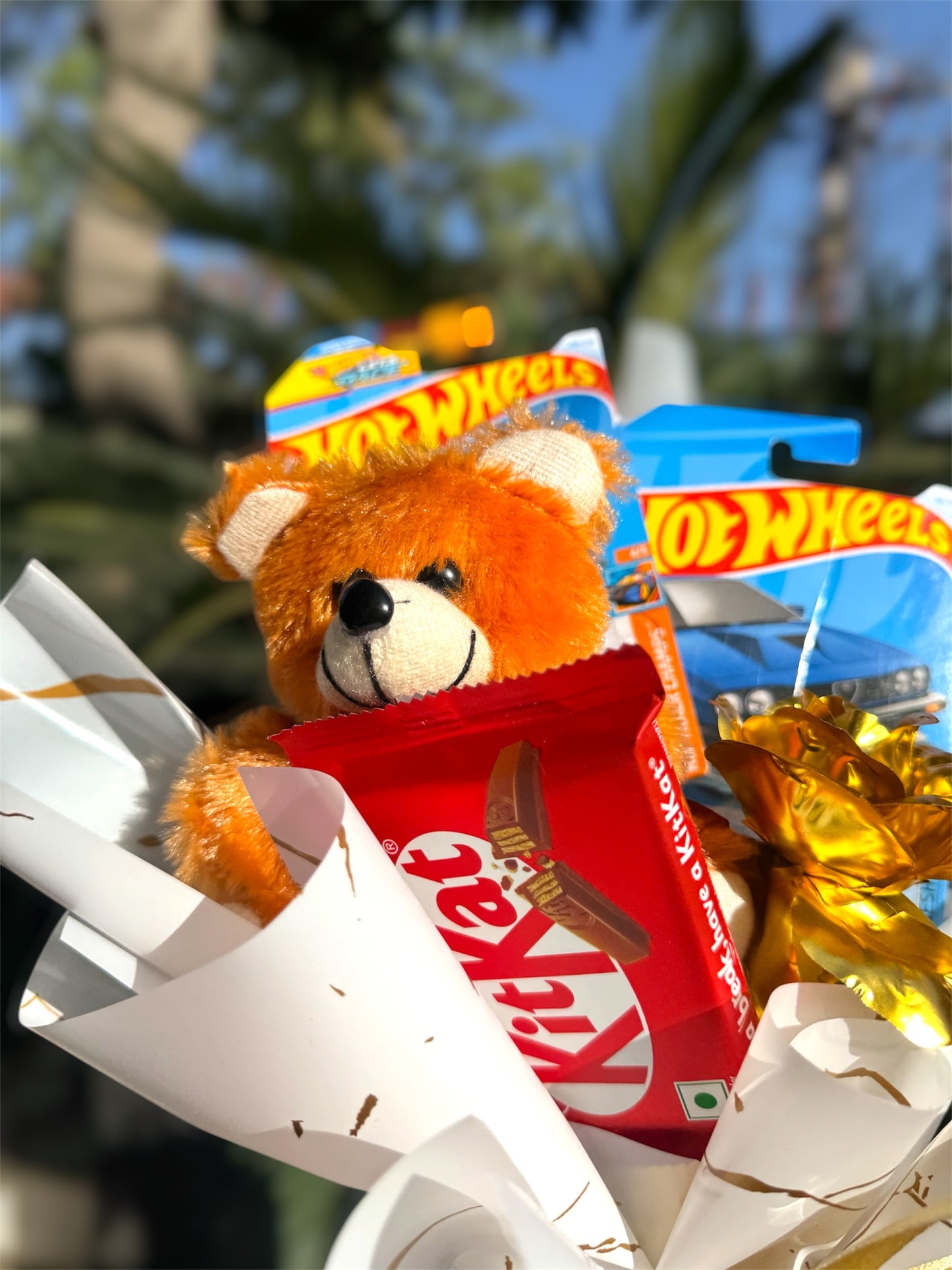 Hot Wheel Bouquet - kitkat edition