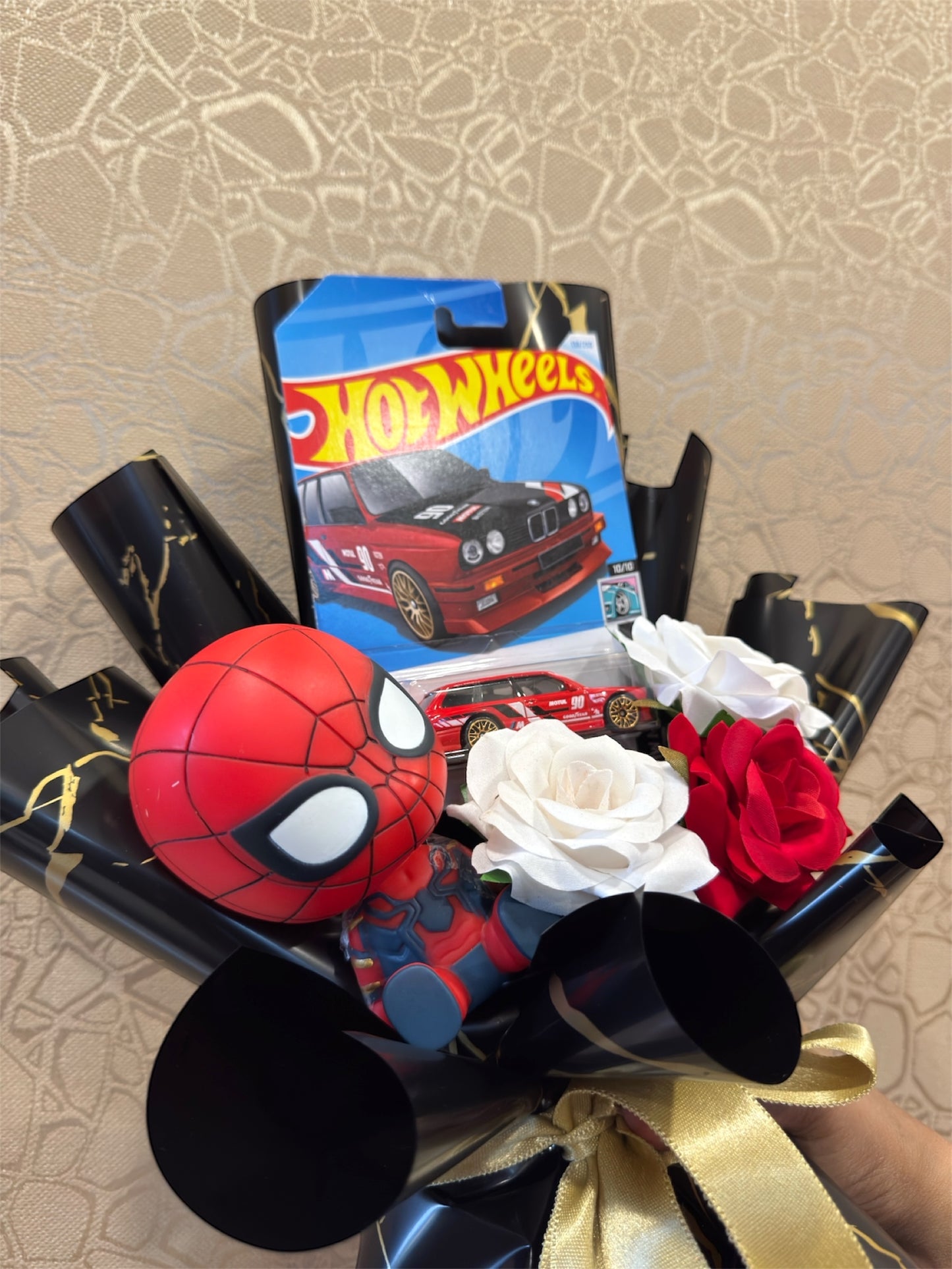 BMW Hot Wheels Bouquet- Spider Man Edition