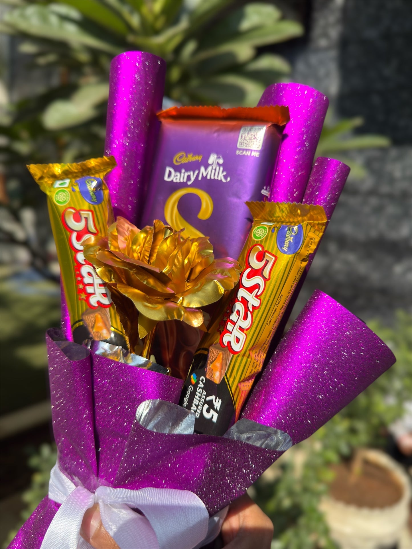 Purple Bliss Chocolate Bouquet