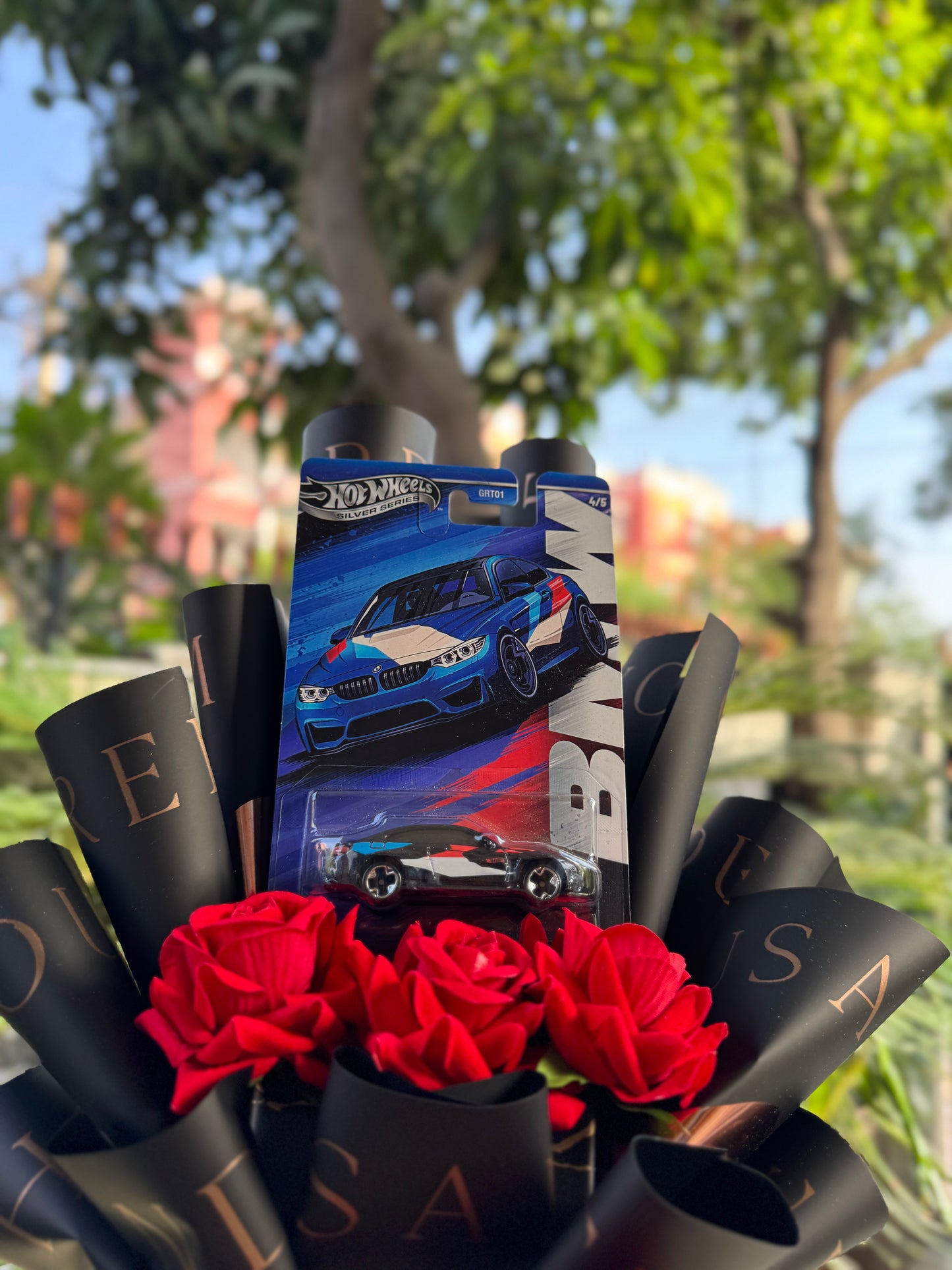 BMW M4 Hot Wheels Bouquet – Where Fierce Power Meets Timeless Class