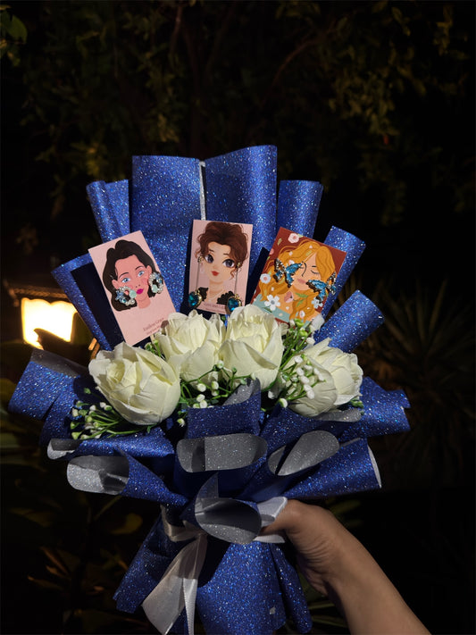 Sapphire Elegance – A Majestic Jewelry Bouquet