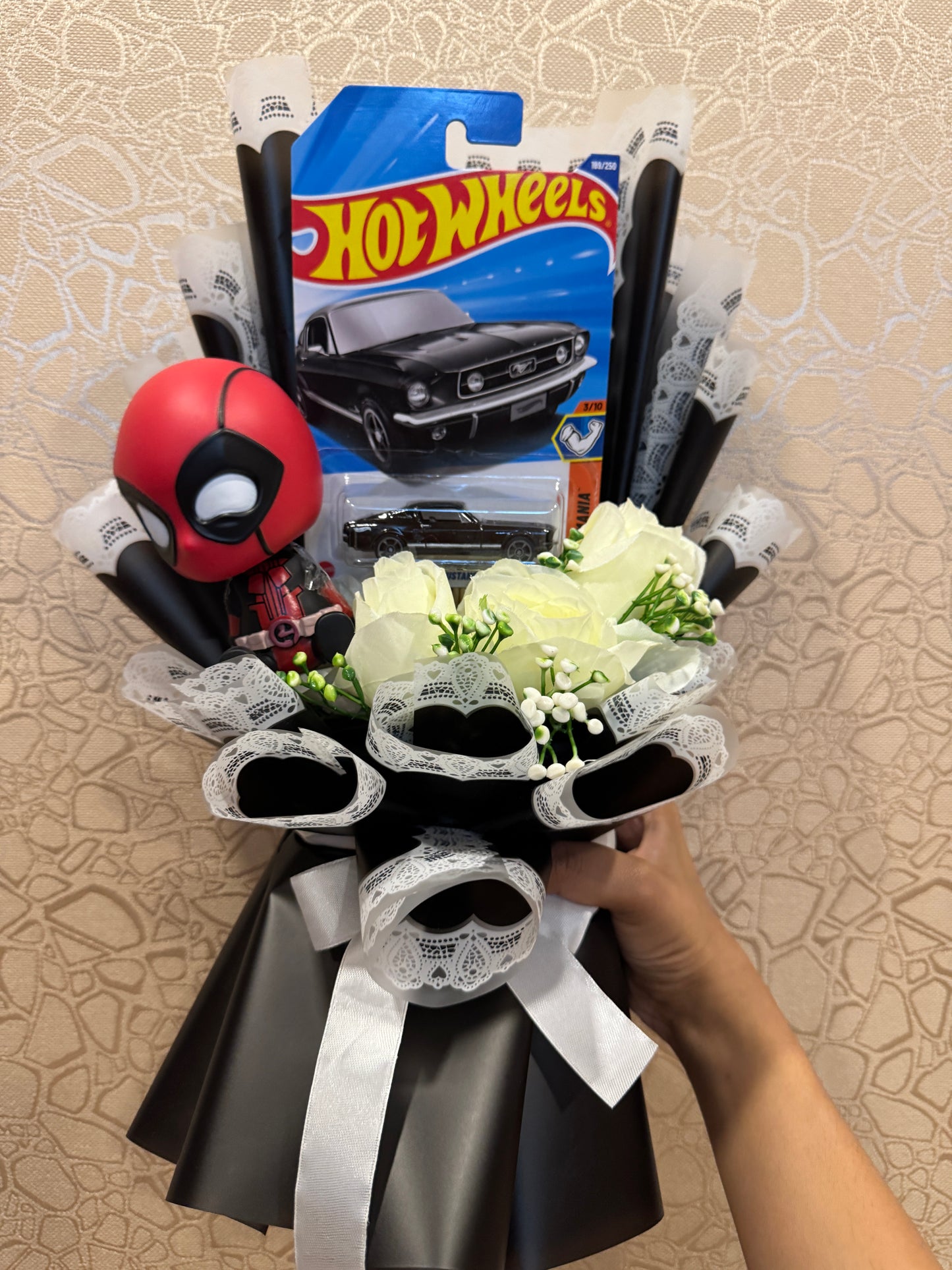 1967 Mustang x Deadpool Hot Wheels Premium Bouquet – Rebel Vintage Editio