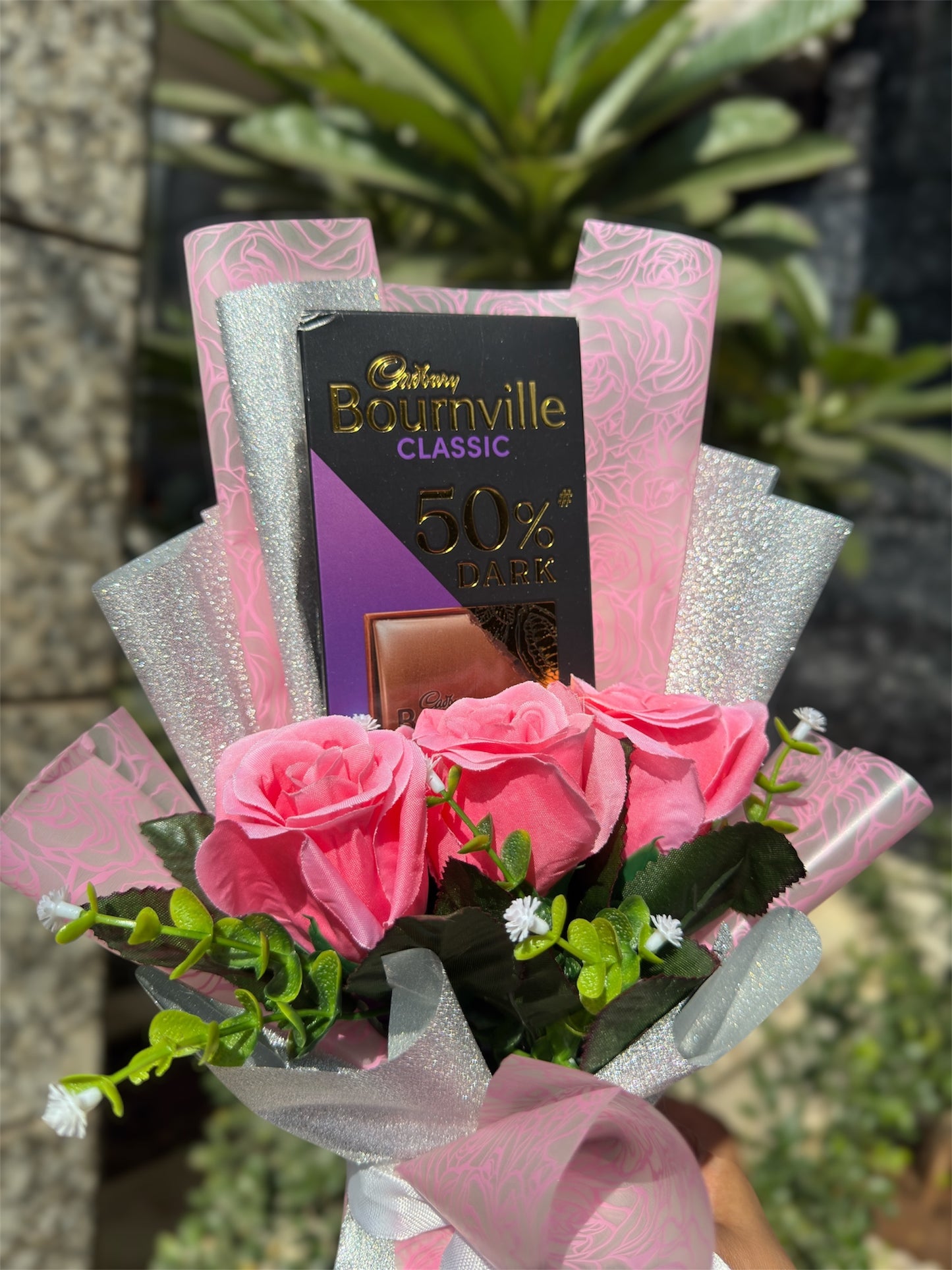 Eternal Grace Pink Chocolate Bouquet - Bournville