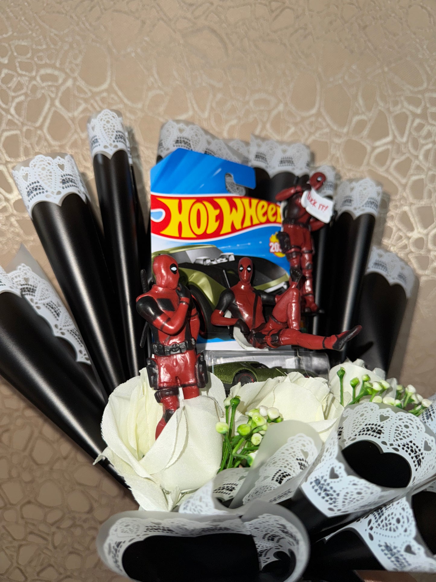The Hot Wheels Bouquet - Deadpool Edition