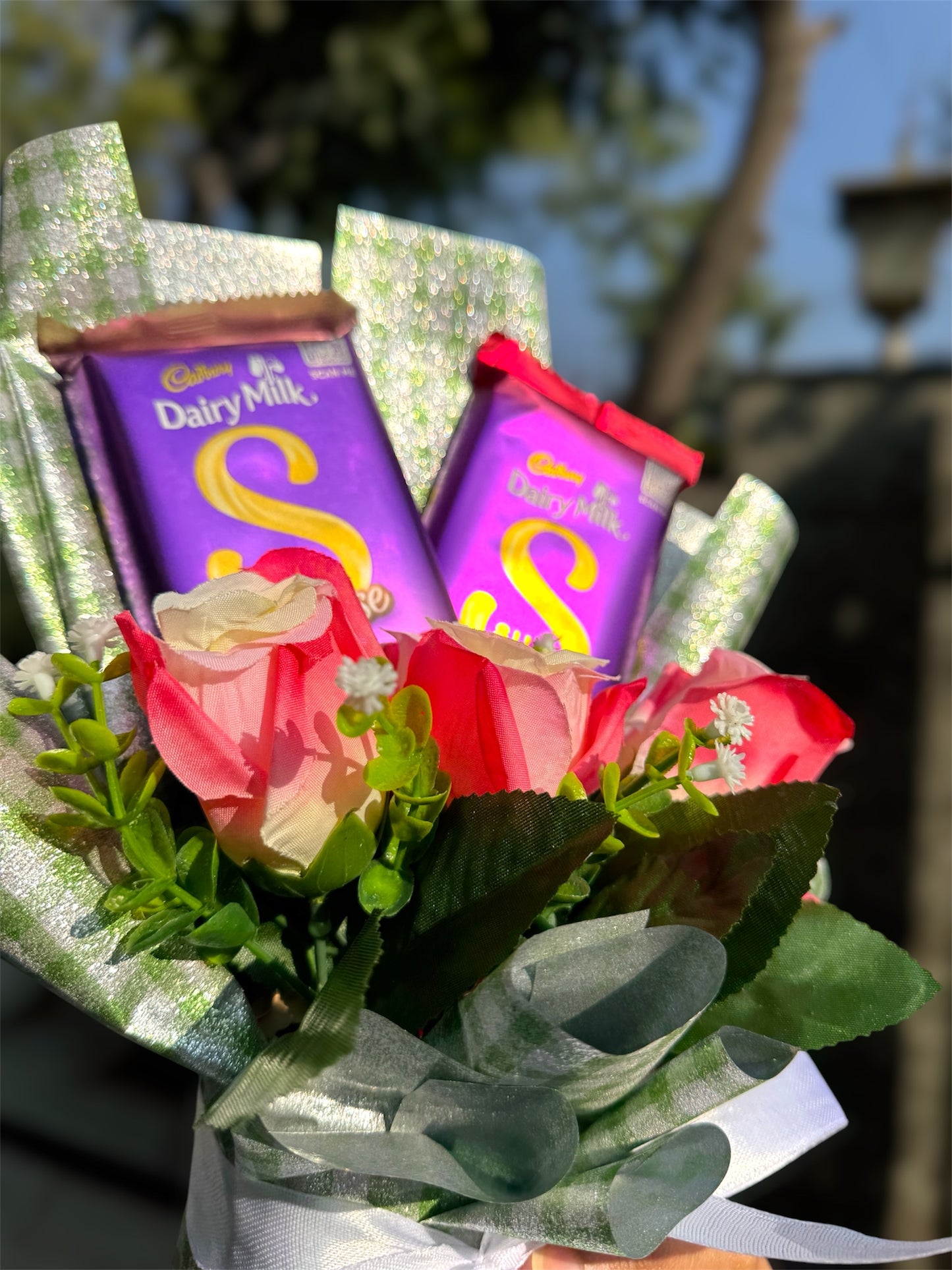 Roses and Richness Bouquet - Dairy Milk Silk Edition