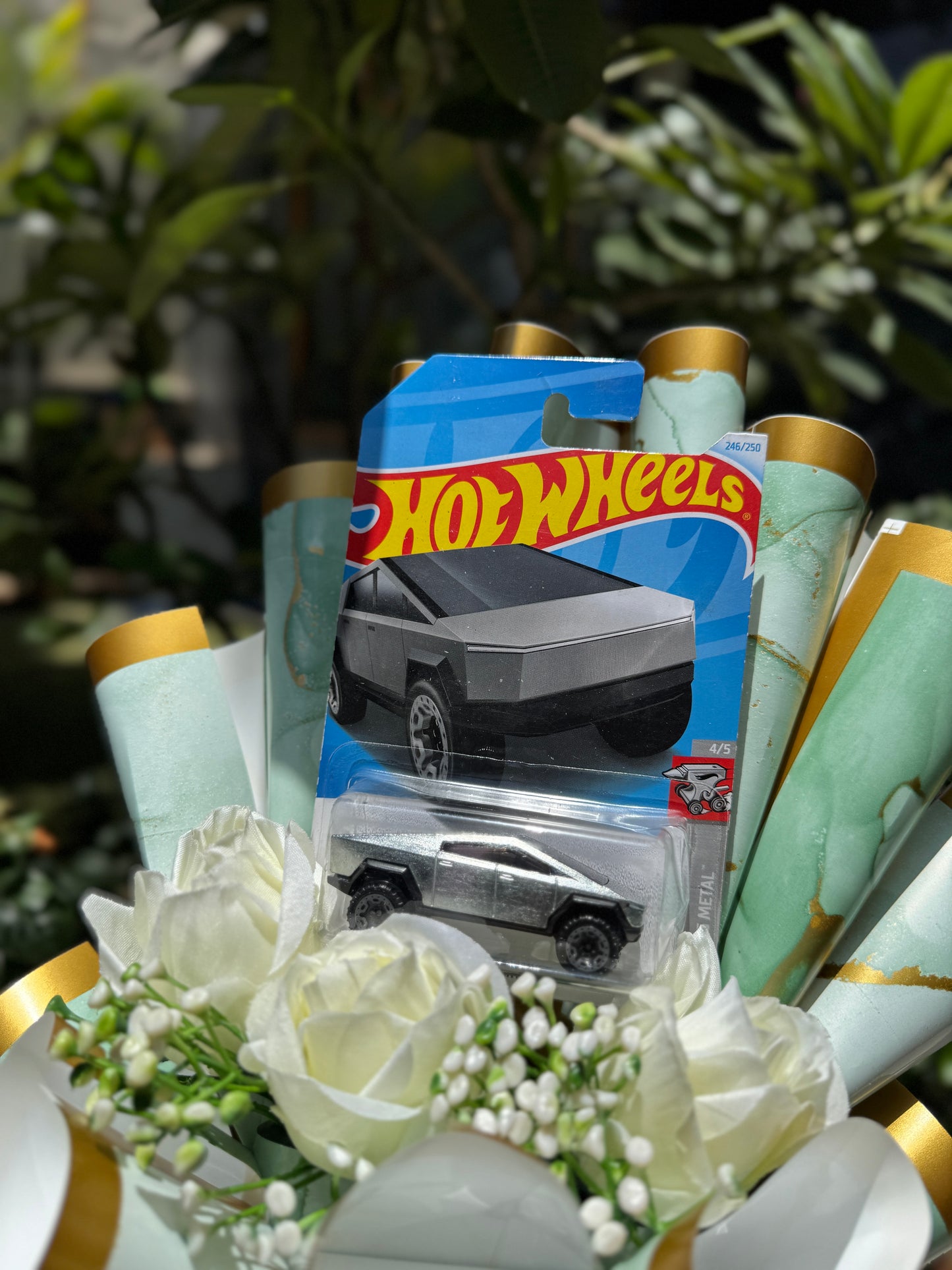 The Hot Wheels Bouquet - Billionaire’s Cybertruck