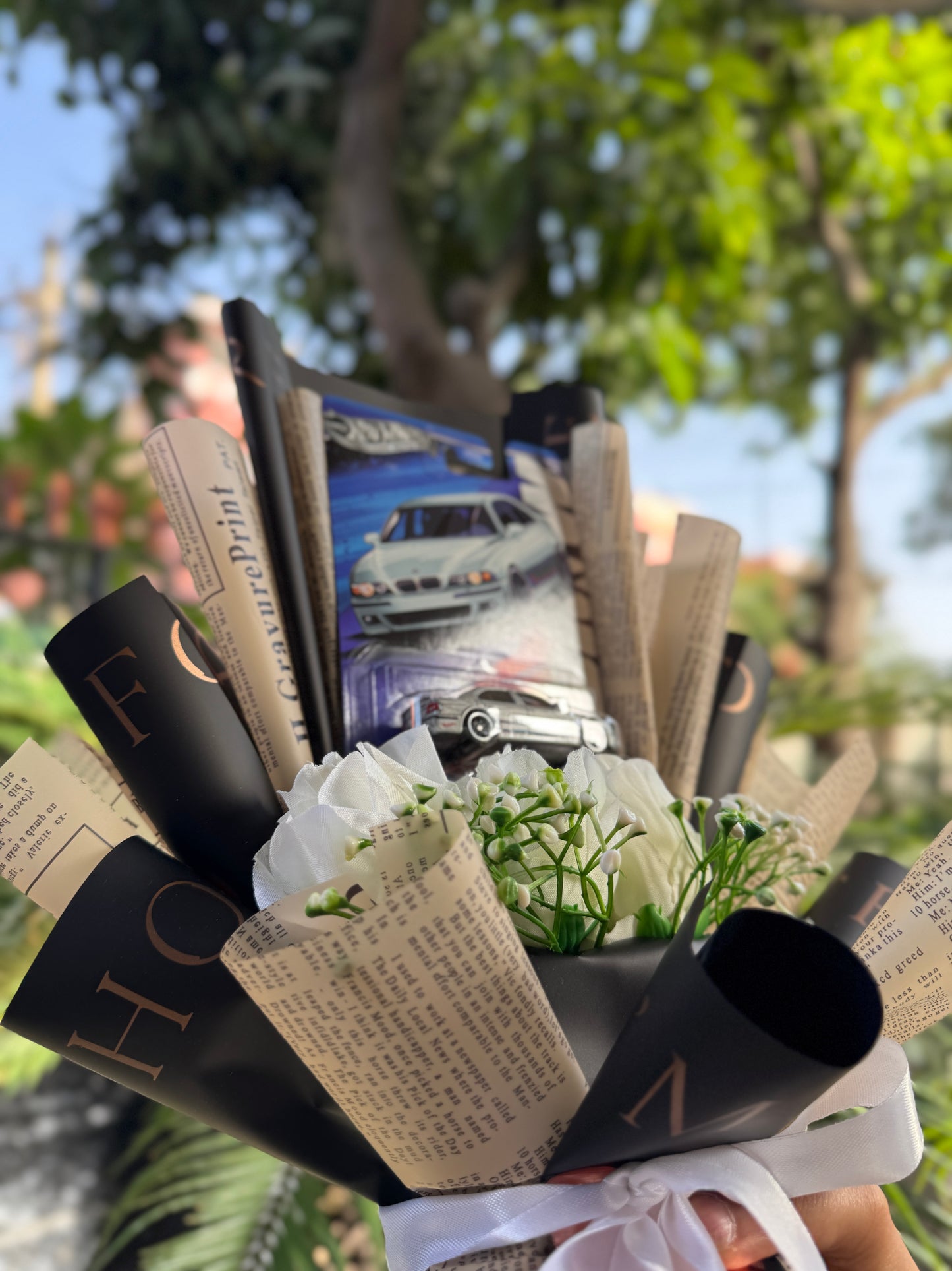 BMW M5 Hot Wheels Bouquet – Old Money Elegance Meets Automotive Royalty