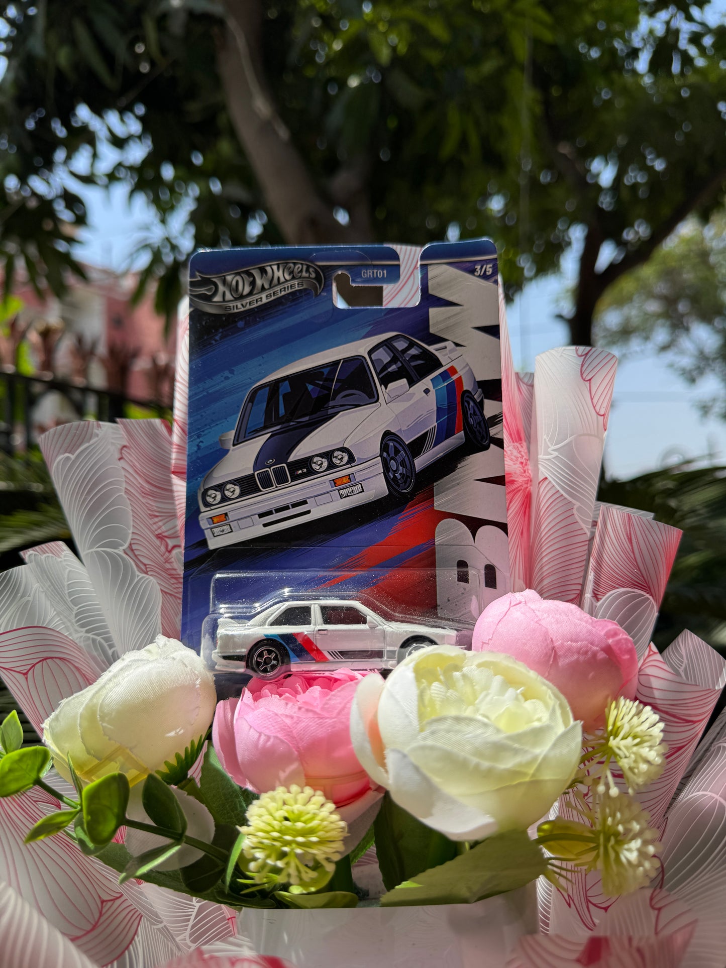 BMW M3 Hot Wheels Bouquet – Grace Meets Performance in Pink