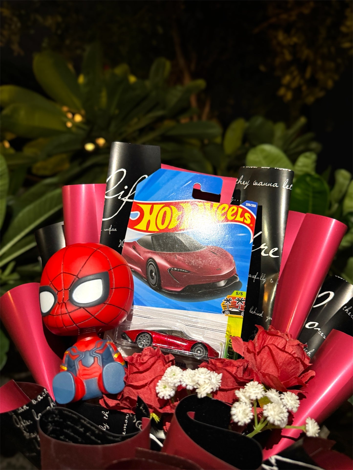 Spider-Man Speedtail Hot Wheels Bouquet