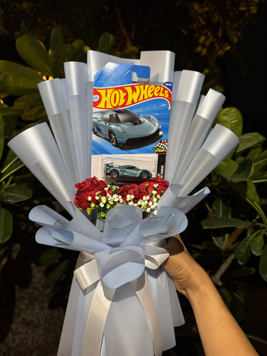 Koenigsegg Jesko Hot Wheels Bouquet– Speed Meets Elegance