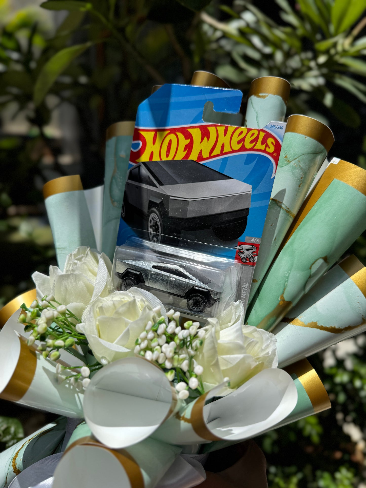 The Hot Wheels Bouquet - Billionaire’s Cybertruck