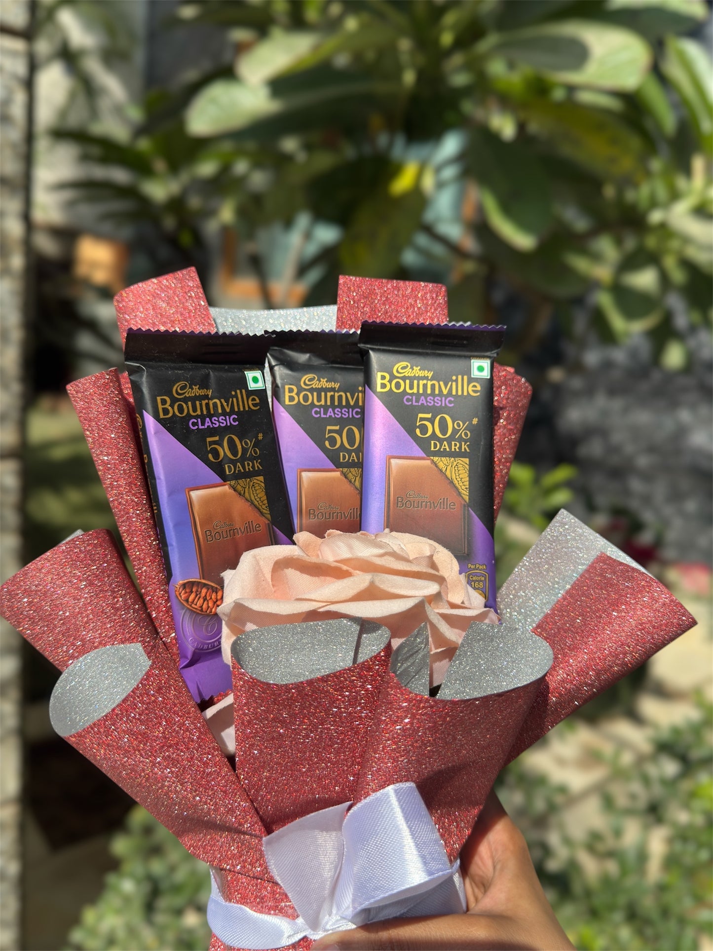 Ruby Radiance Chocolate Bouquet- Bournville
