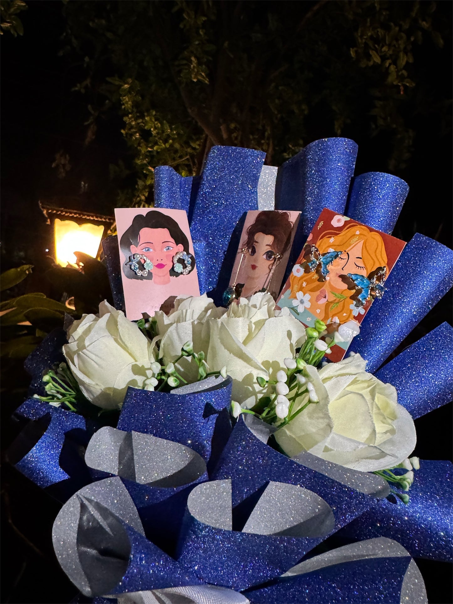 Sapphire Elegance – A Majestic Jewelry Bouquet
