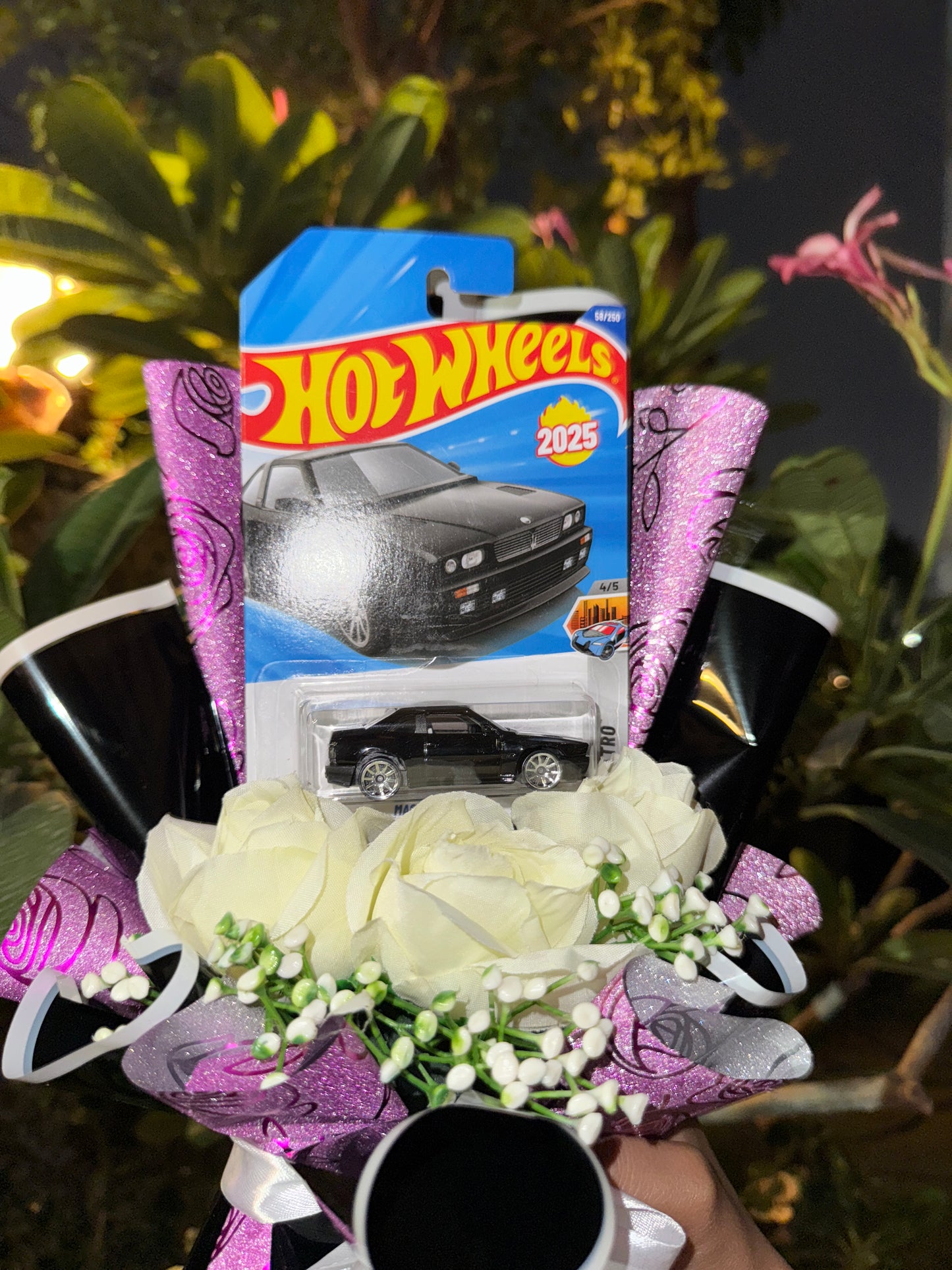 The Maserati Shamal Hot Wheels Bouquet – The Midnight Edition