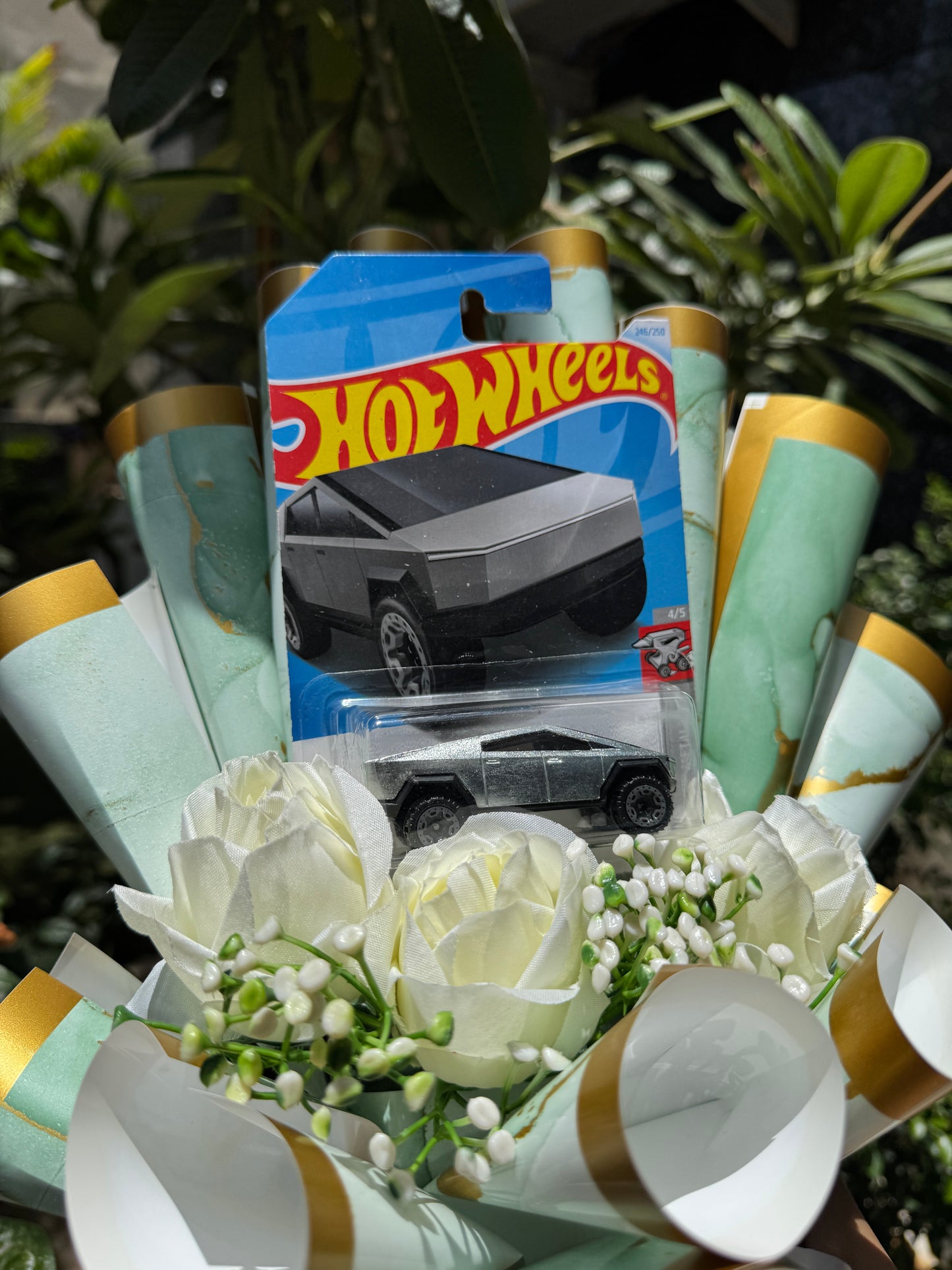 The Hot Wheels Bouquet - Billionaire’s Cybertruck
