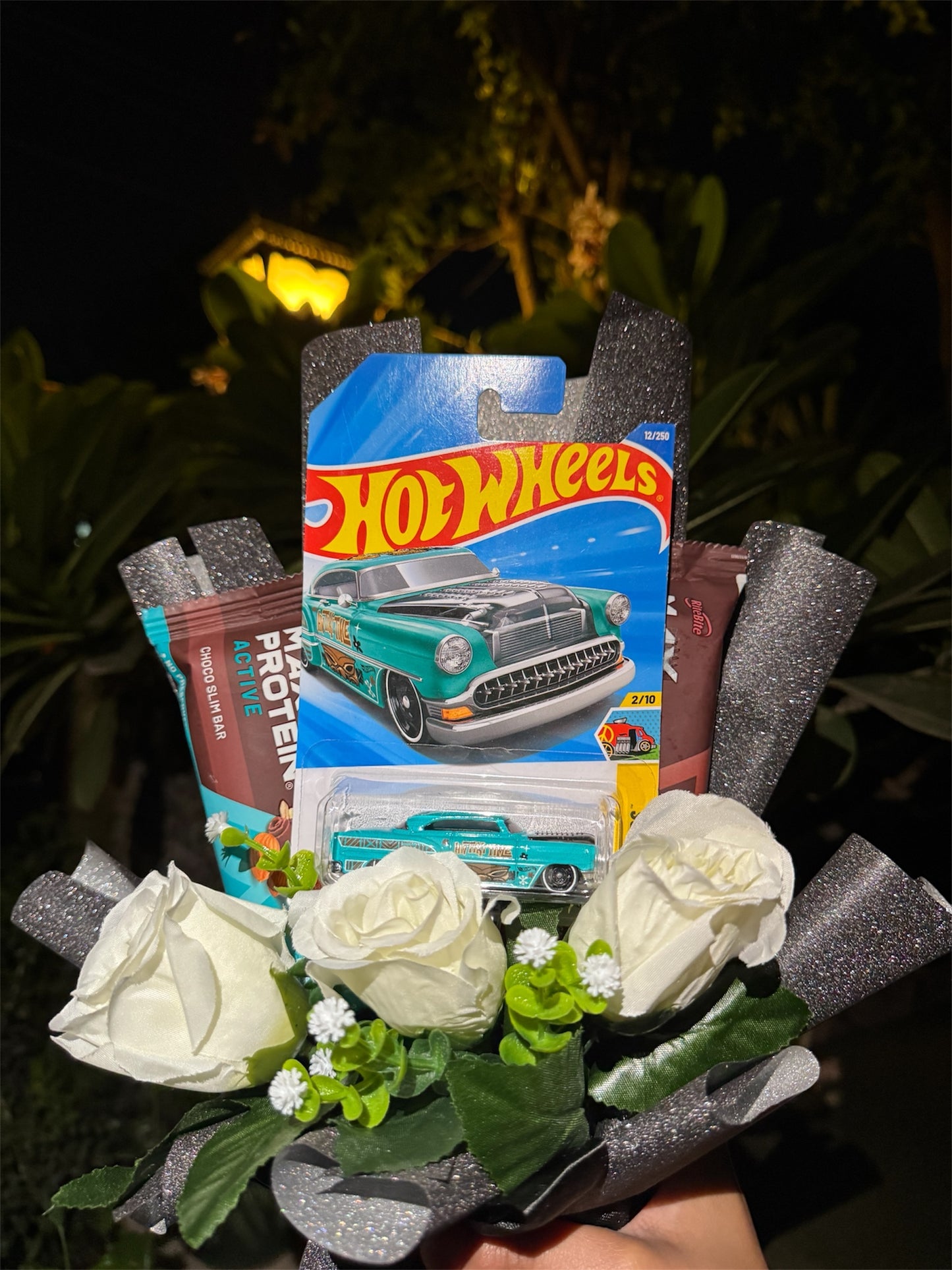 Hot Wheels Bouquet - Vintage and Protein Bar Collection