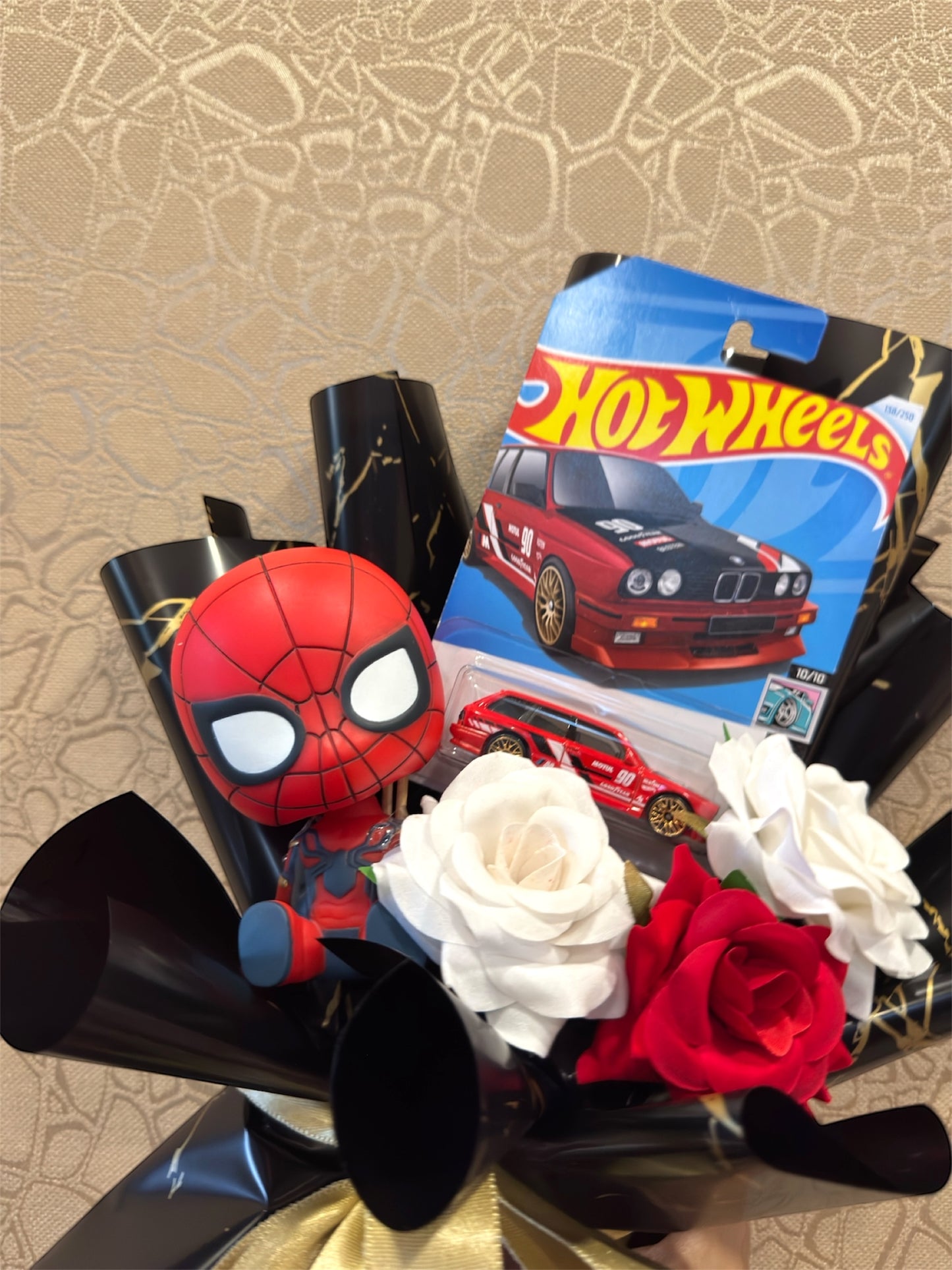 BMW Hot Wheels Bouquet- Spider Man Edition