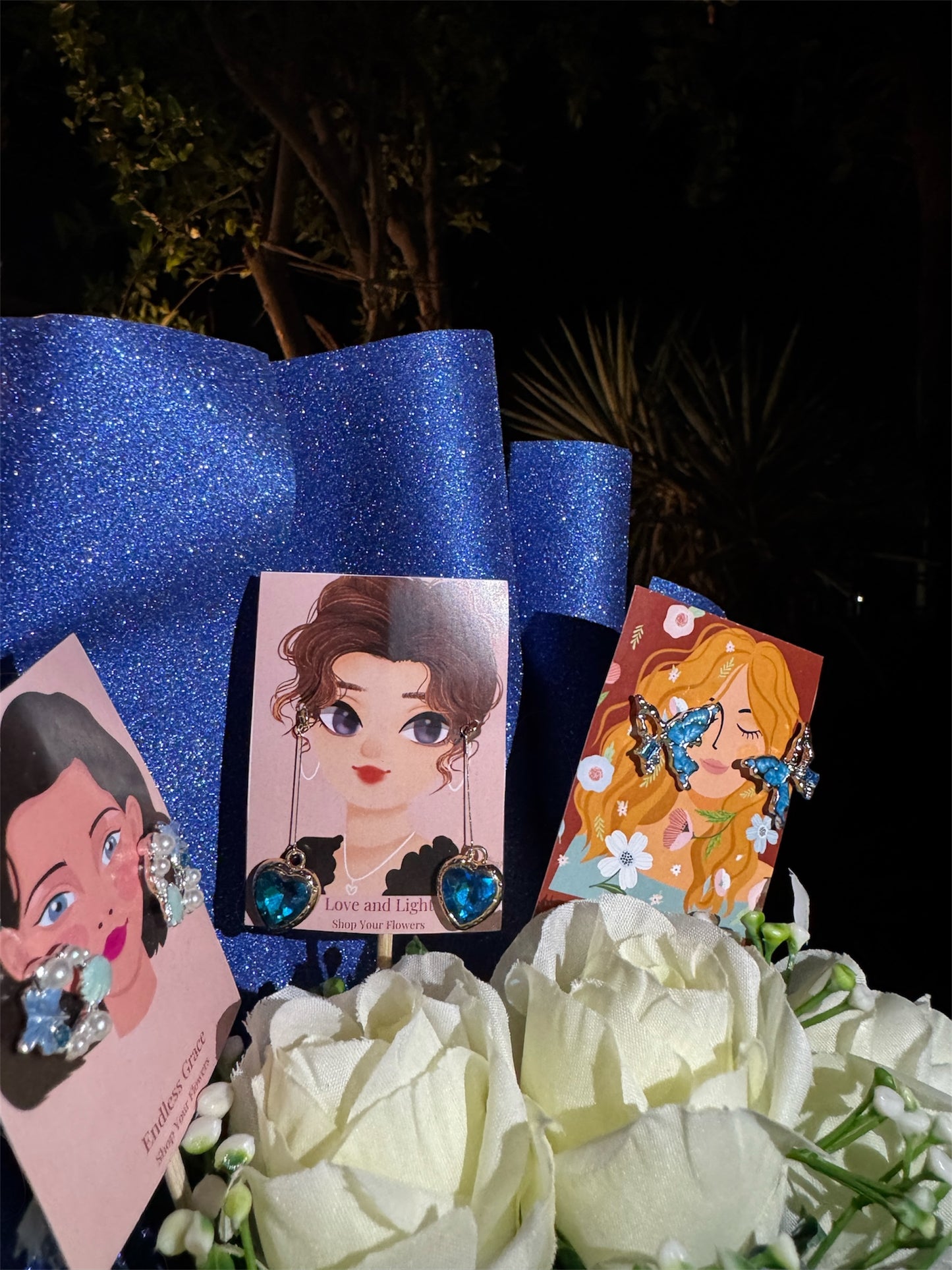 Sapphire Elegance – A Majestic Jewelry Bouquet
