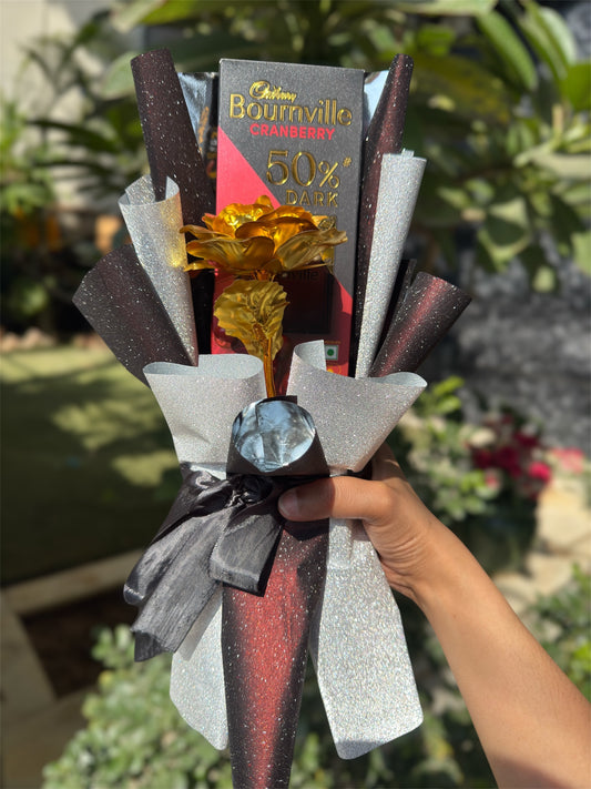 Midnight Sparkle Chocolate Bouquet - Bournville