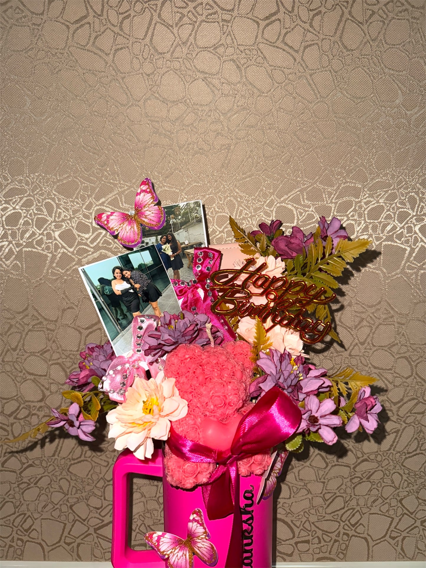 Butterfly Bliss Birthday Mug Bouquet