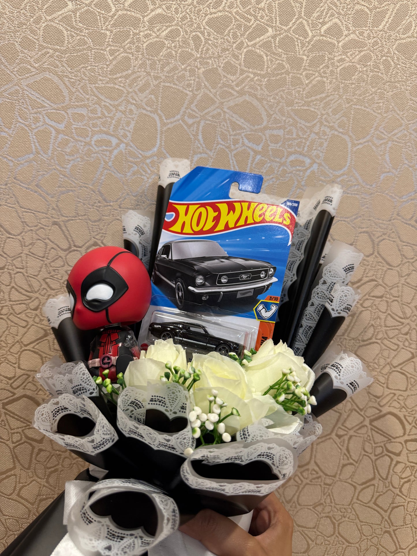 1967 Mustang x Deadpool Hot Wheels Premium Bouquet – Rebel Vintage Editio