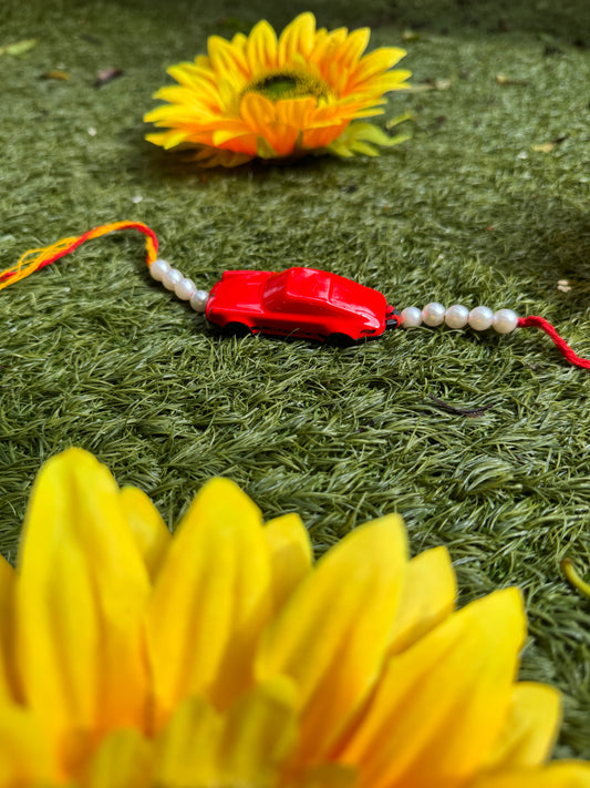 Red Porsche Hot Wheels Pearl Rakhi