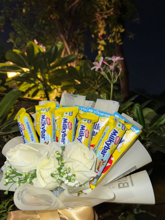 Milky Bar Chocolate Bouquet - Sweet, Simple & Perfectly Delightful