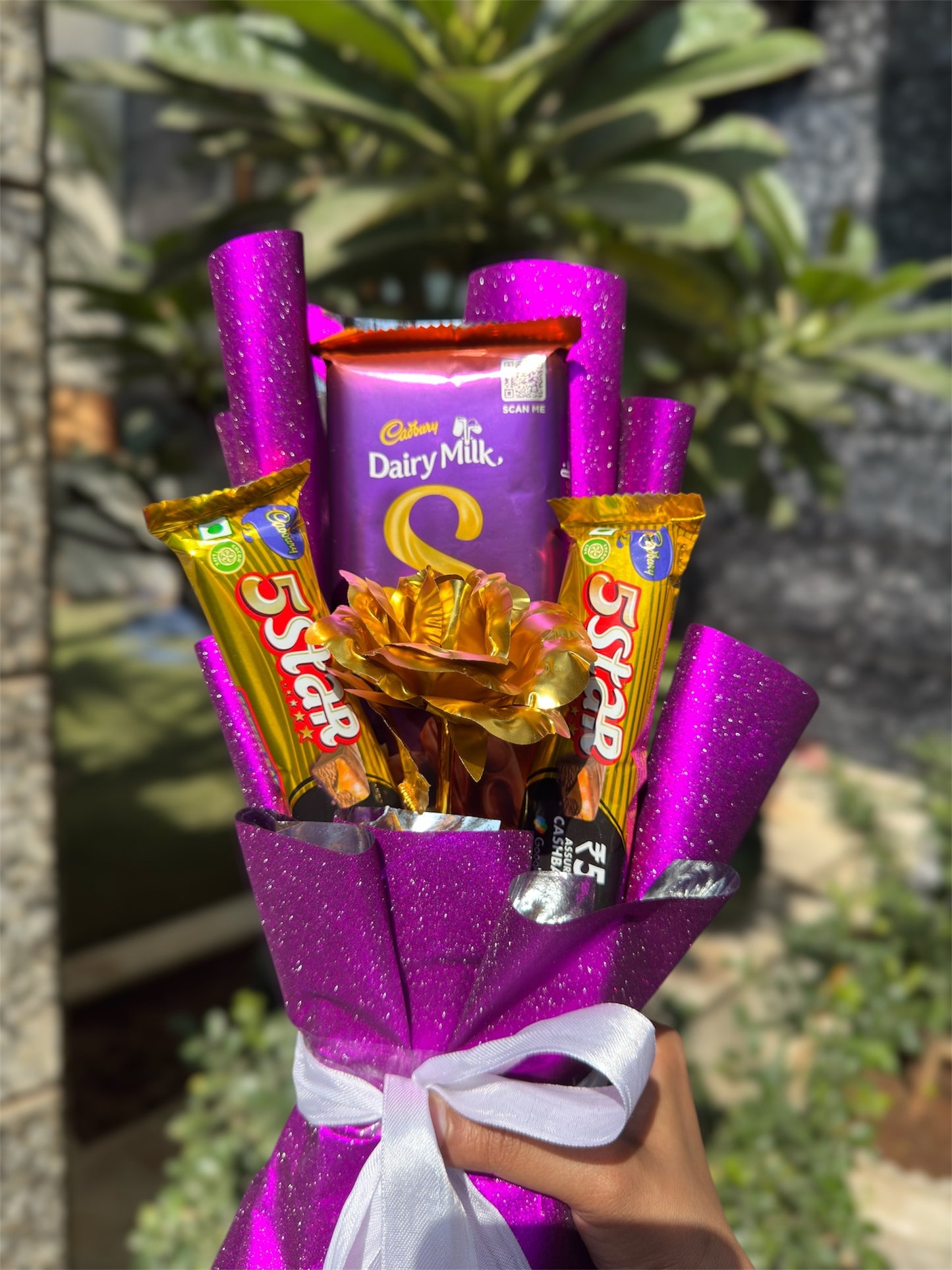 Purple Bliss Chocolate Bouquet